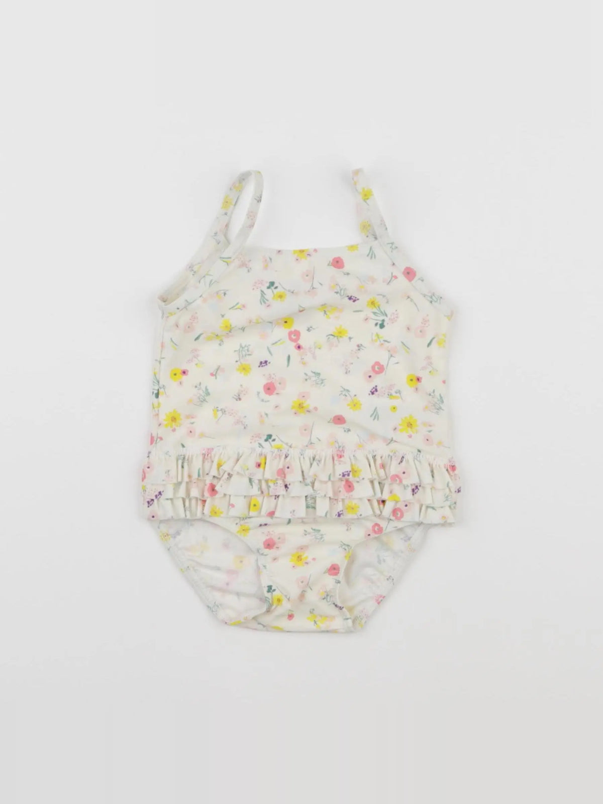 Petit Bateau - maillot de bain blanc - 12 mois