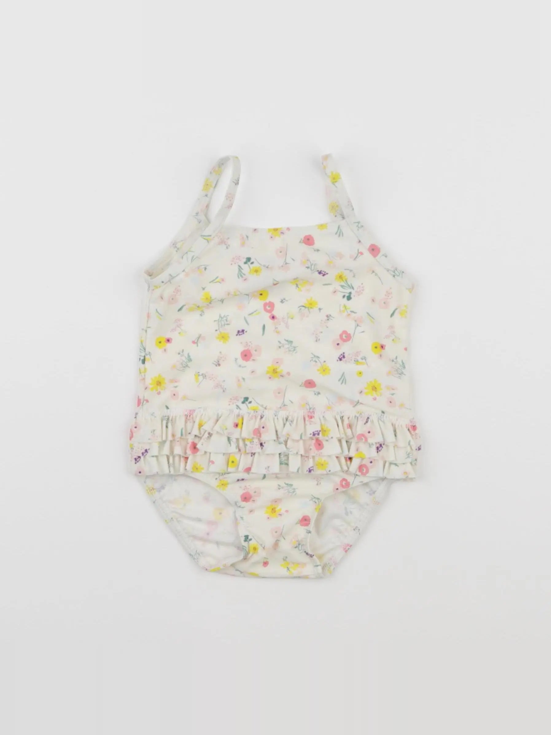 Petit Bateau - maillot de bain blanc - 12 mois