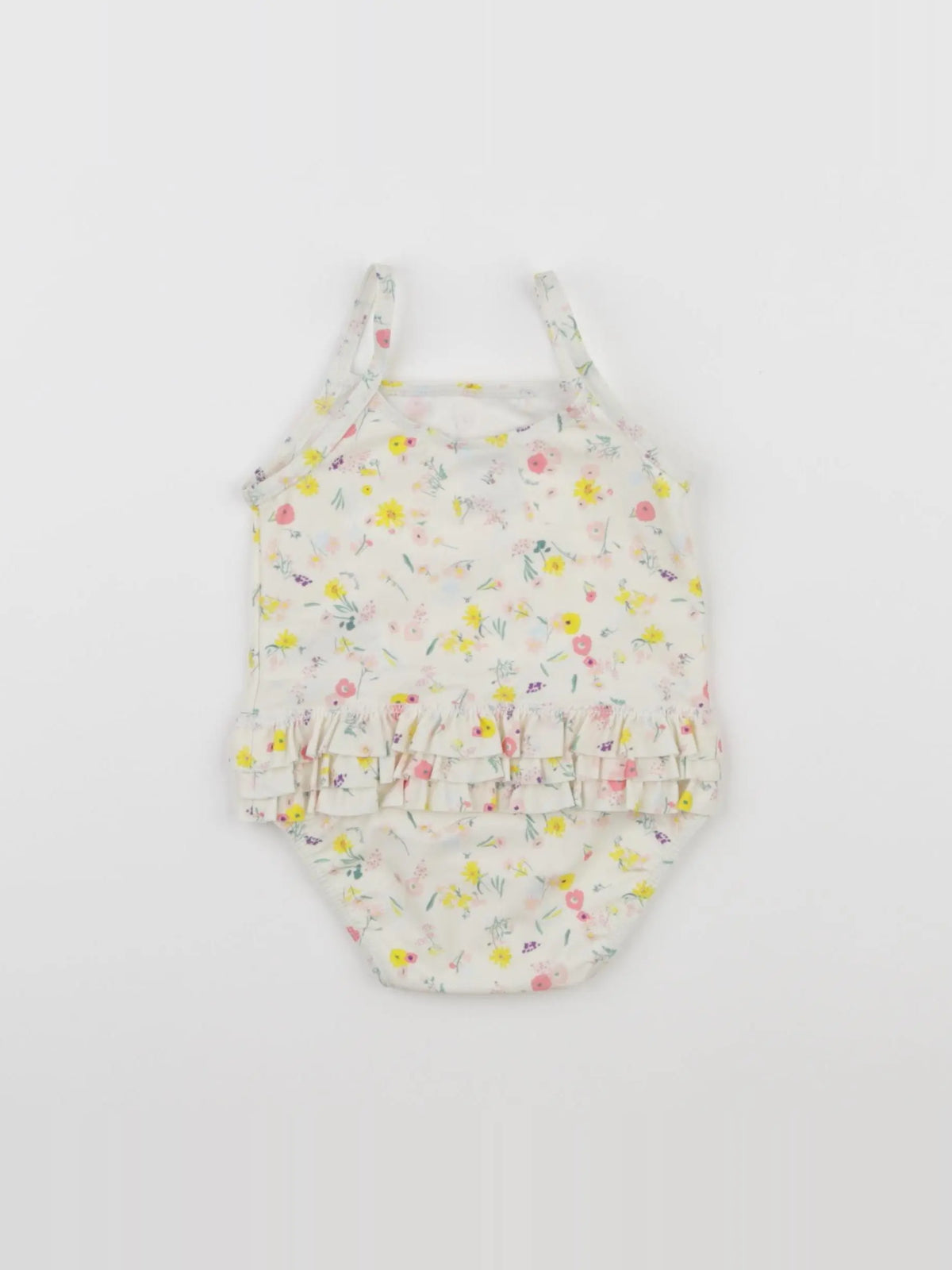 Petit Bateau - maillot de bain blanc - 12 mois