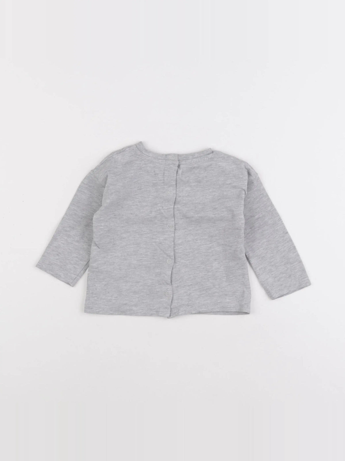 Vertbaudet - tee-shirt gris - 9 mois