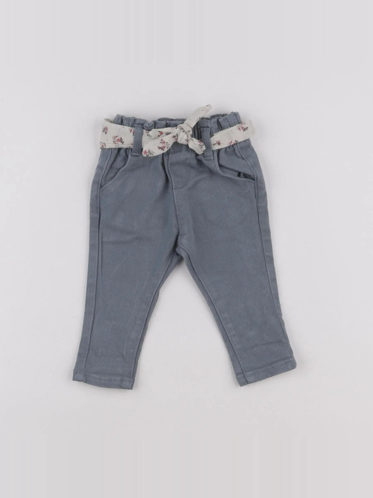 Vertbaudet - jean bleu - 3 mois