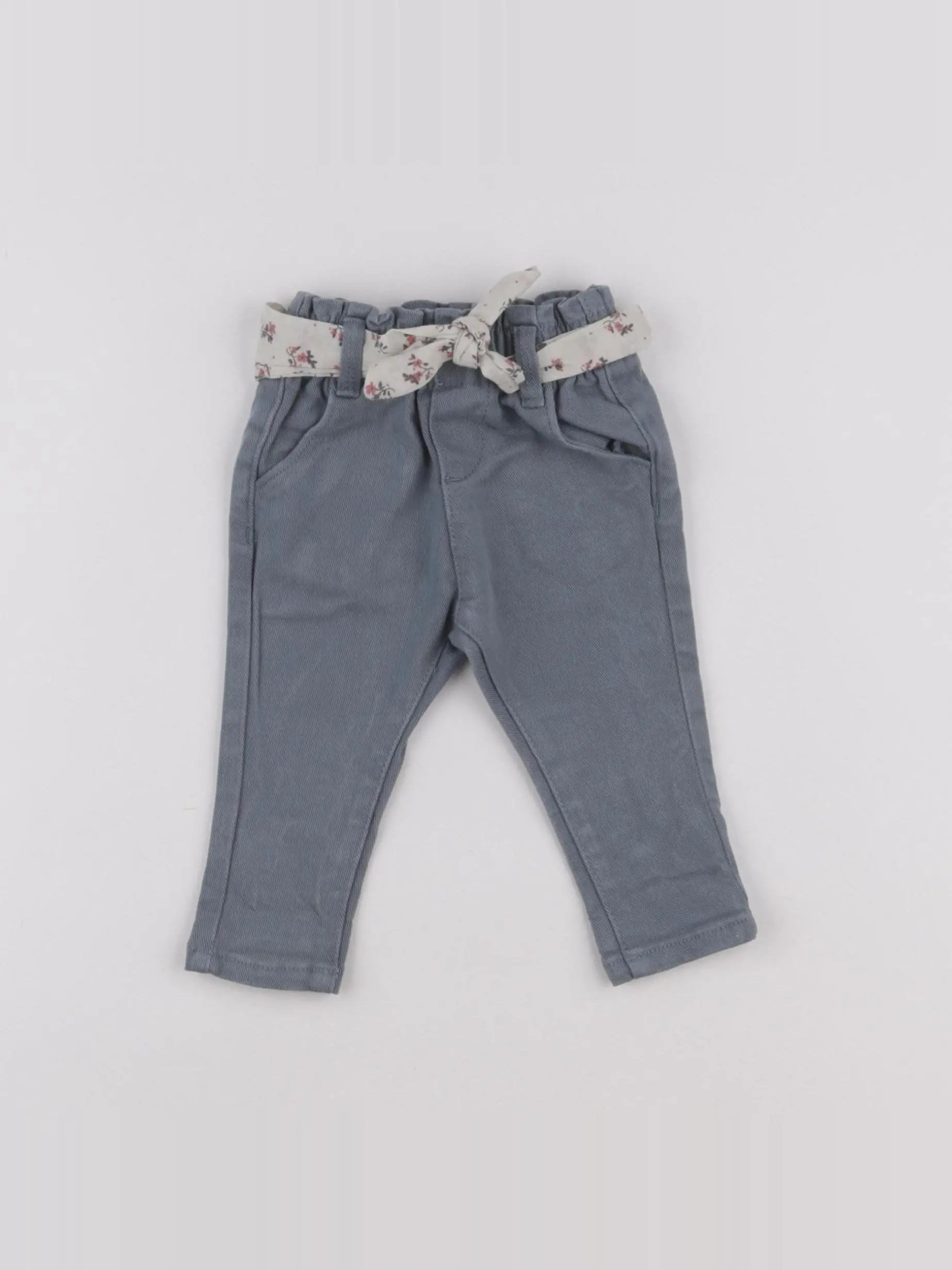Vertbaudet - jean bleu - 3 mois