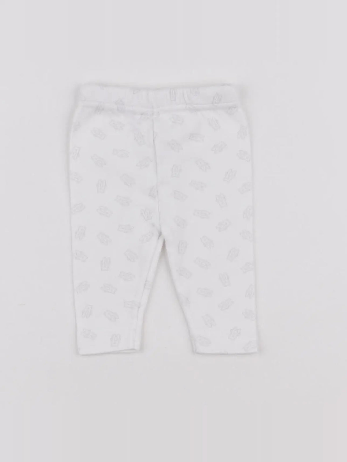 Boutchou - legging blanc - 0 mois