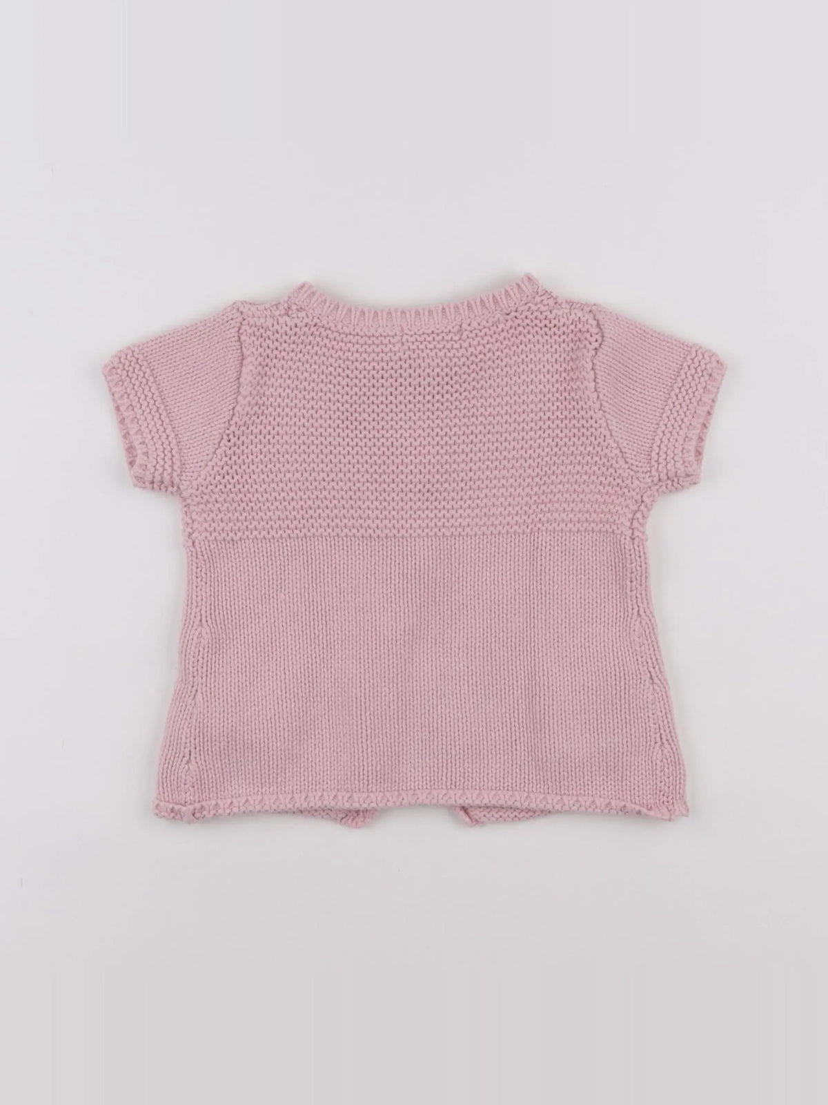 Vertbaudet - gilet rose - 18 mois