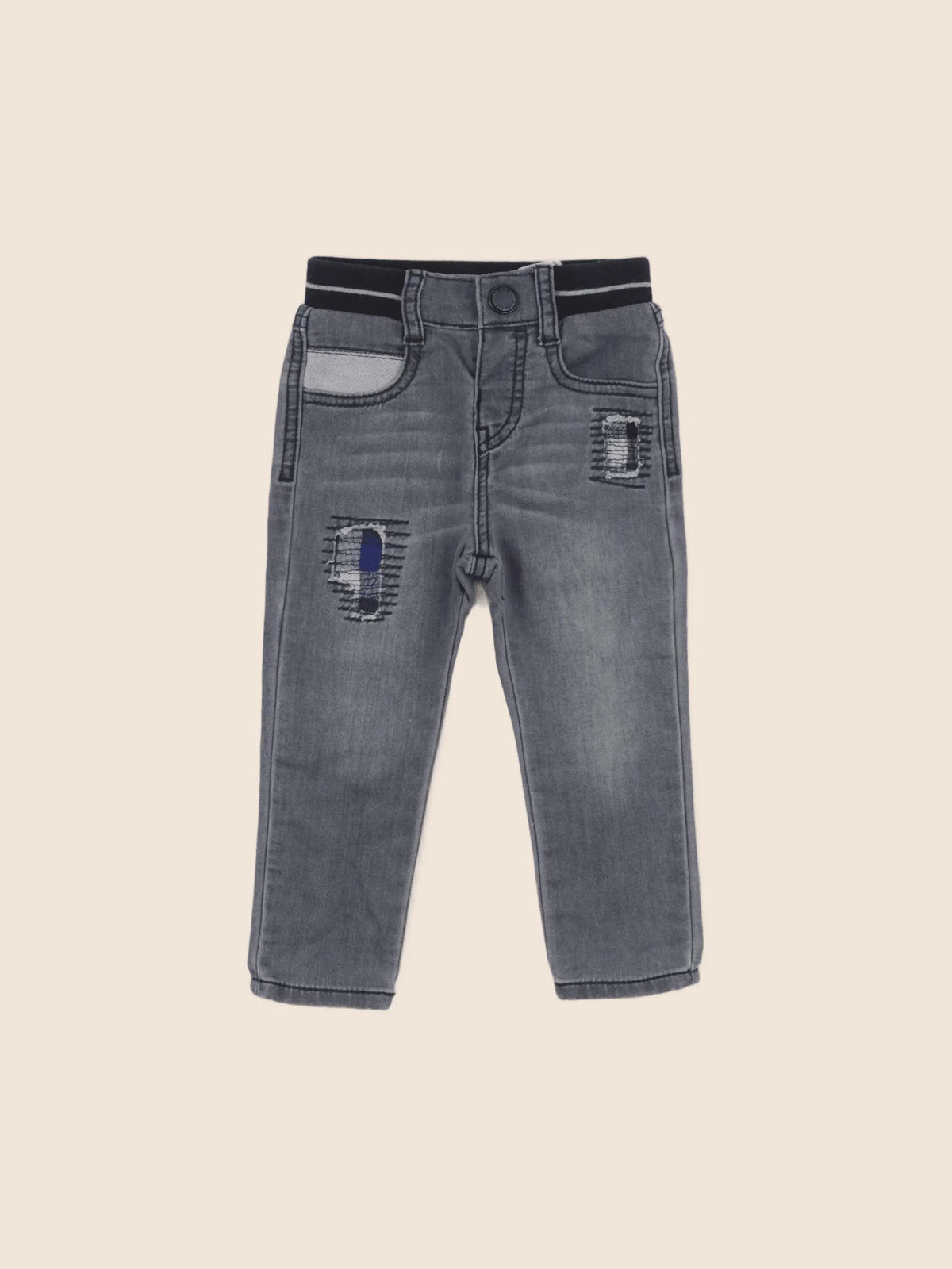IKKS - jean gris - 18 mois