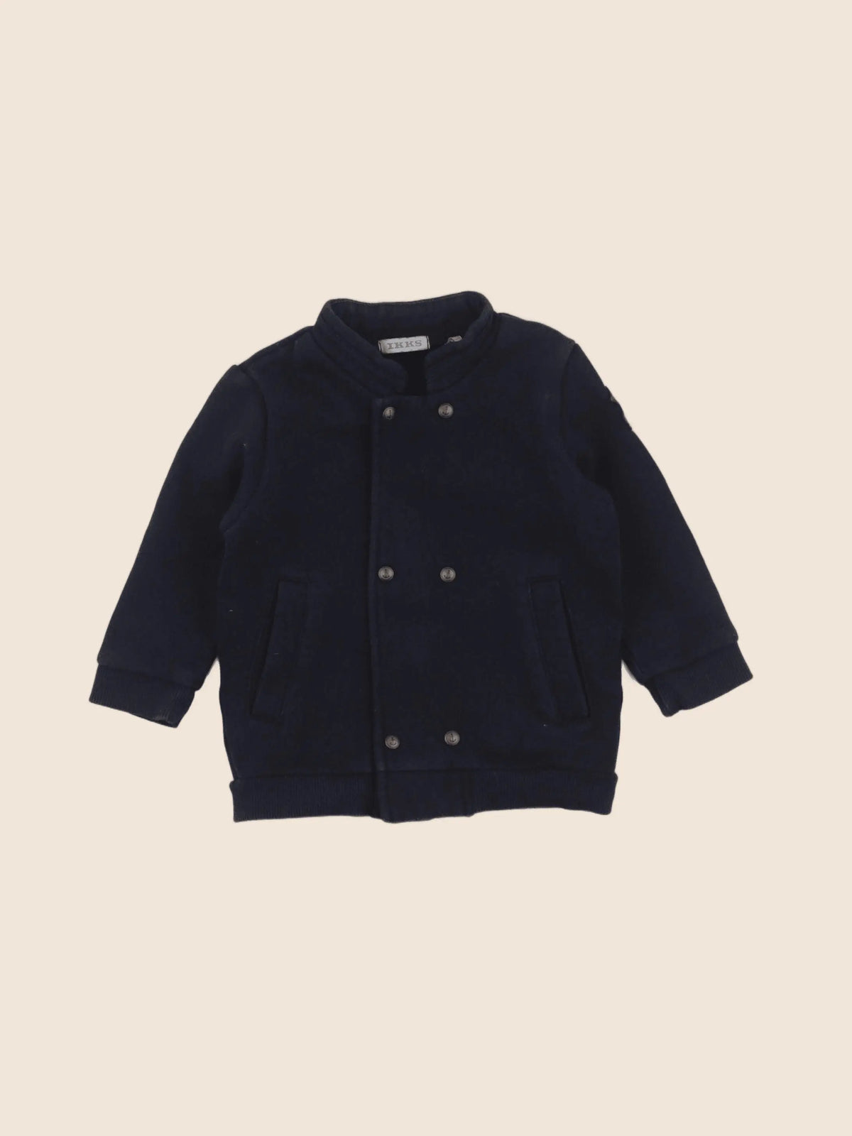 IKKS - sweat bleu - 12 mois