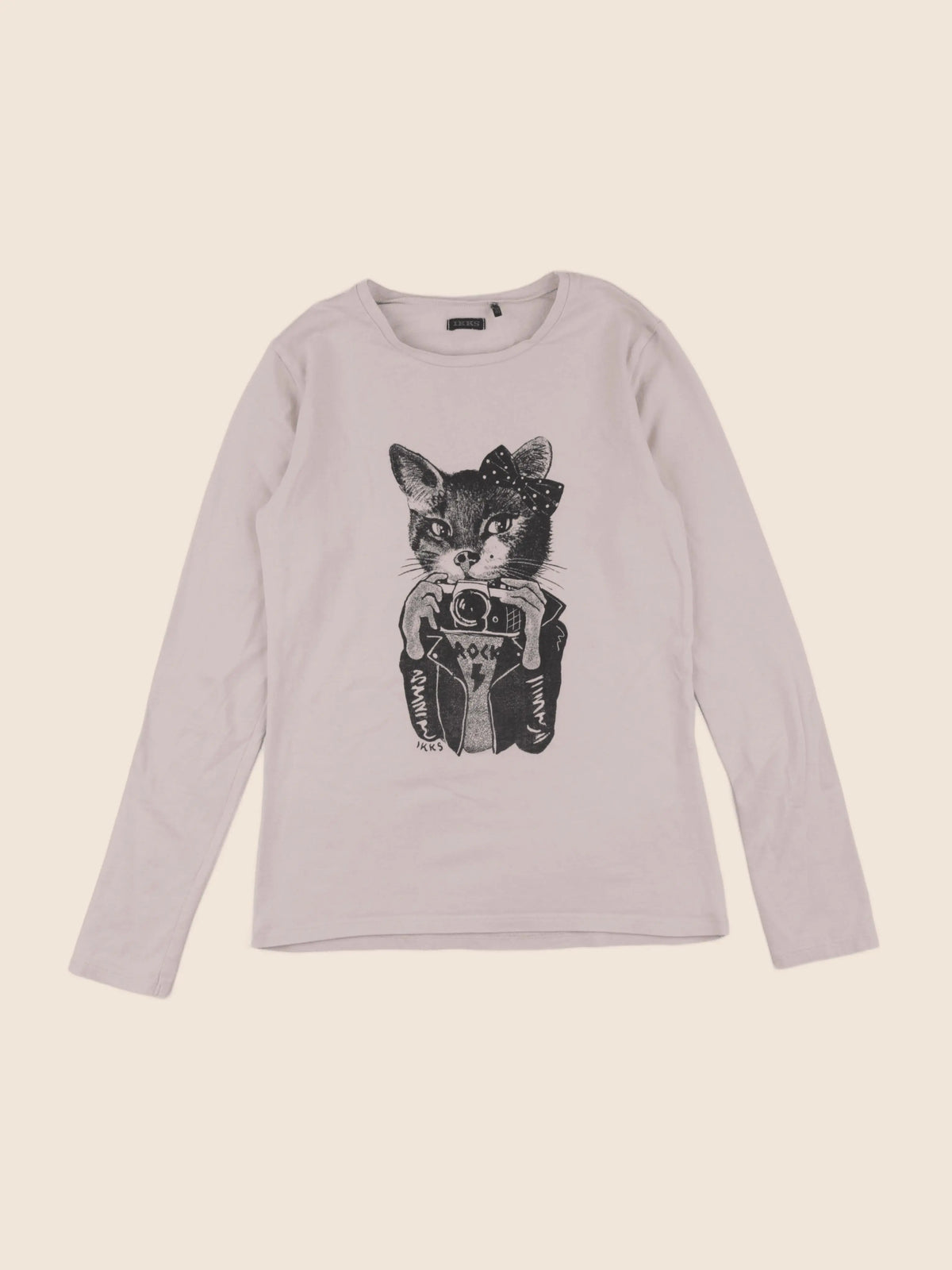 IKKS - tee-shirt beige - 12 ans