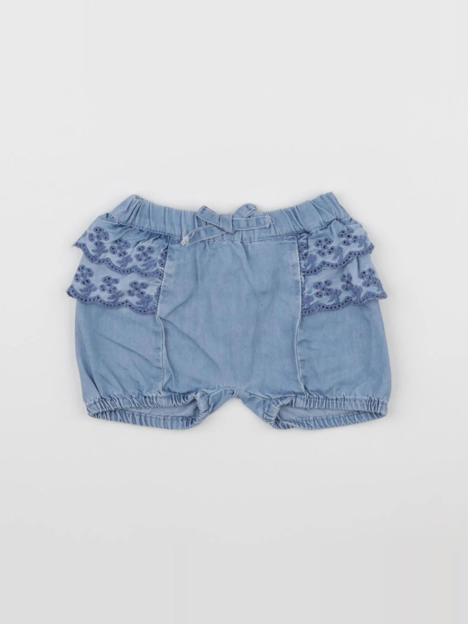 Carrément Beau - short bleu - 3 mois