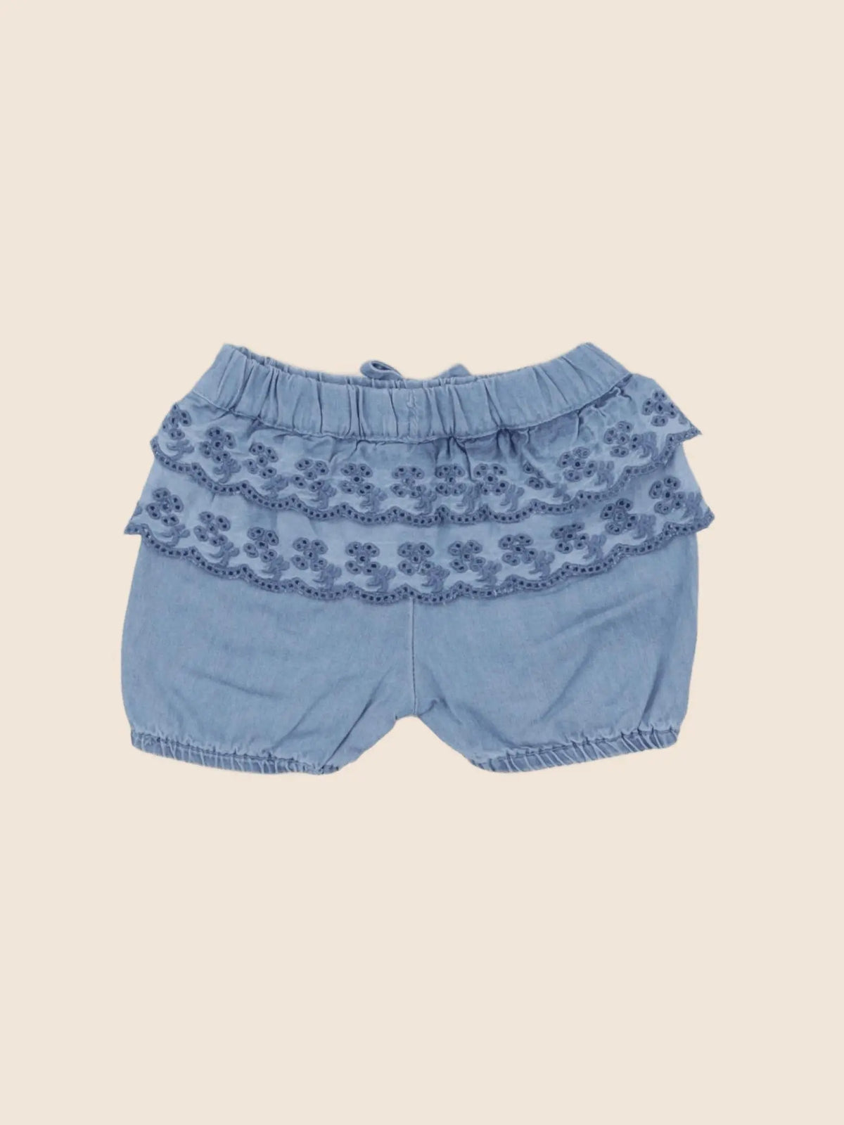 Carrément Beau - short bleu - 3 mois