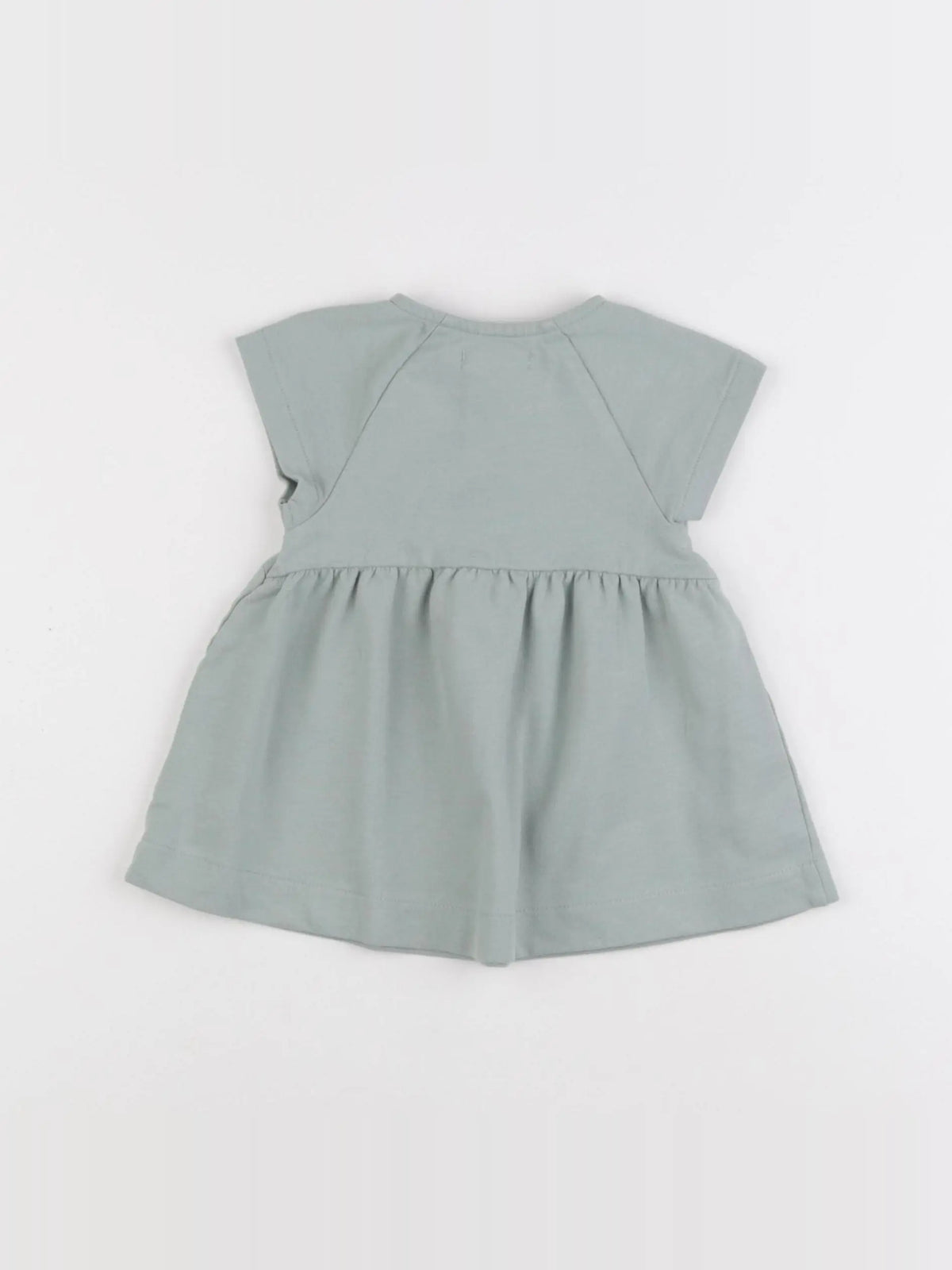 Vertbaudet - robe vert - 6 mois