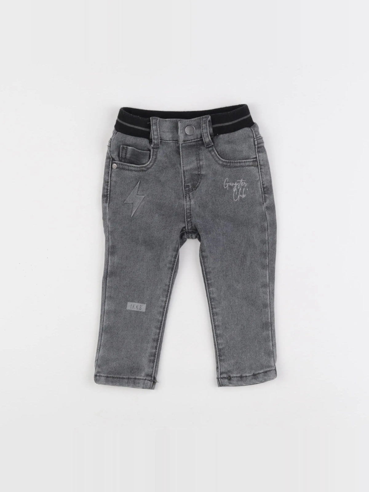 IKKS - jean gris - 12 mois
