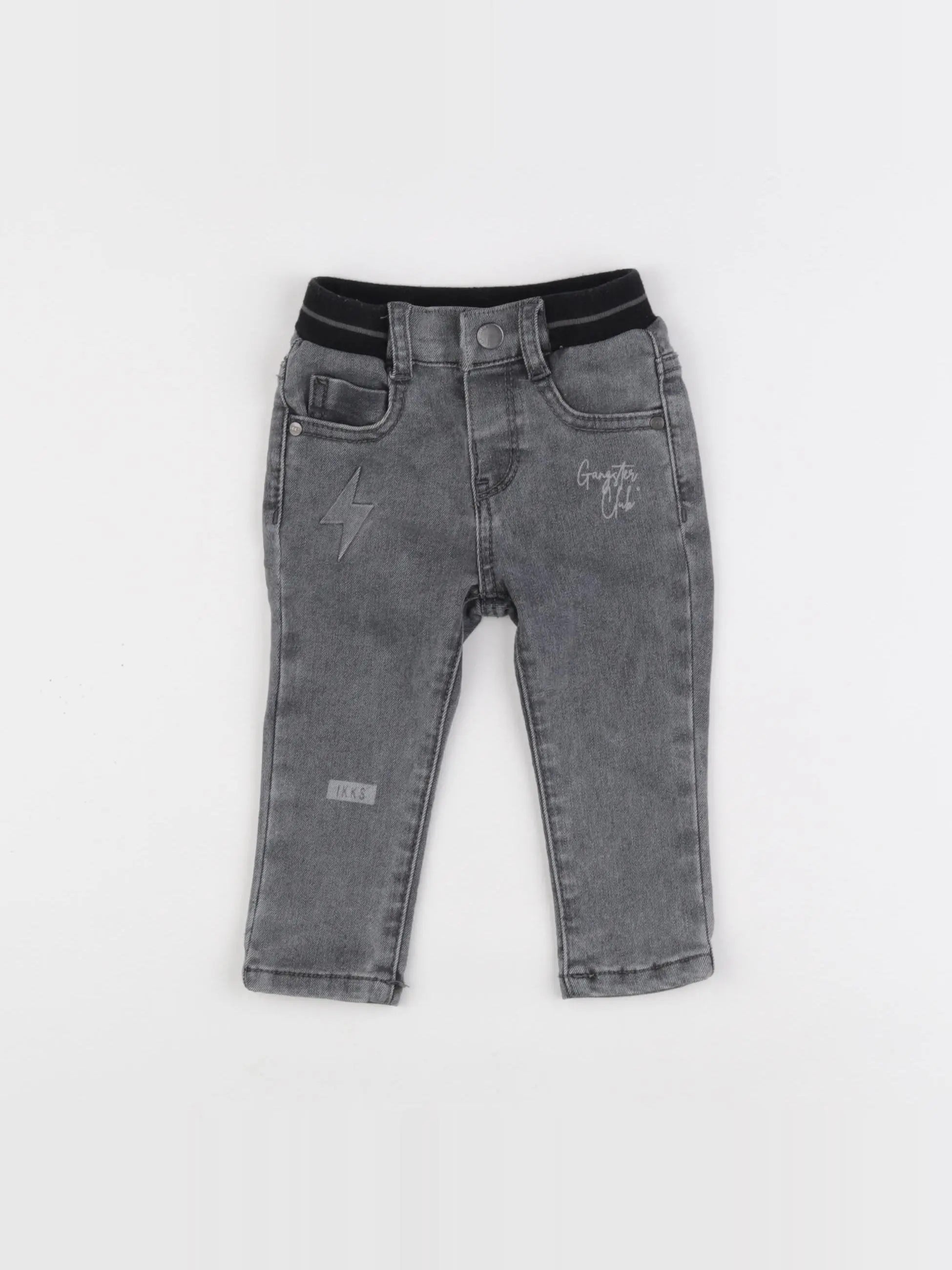 IKKS - jean gris - 12 mois