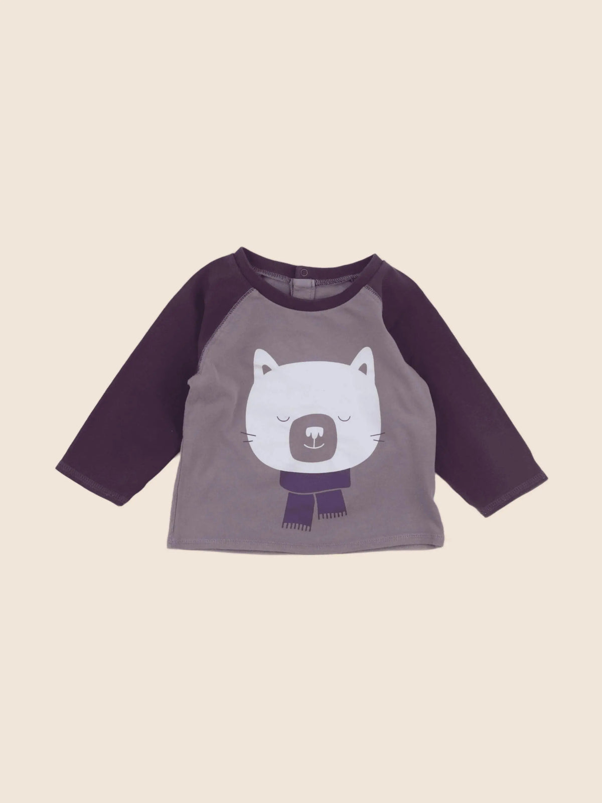 Vertbaudet - tee-shirt violet - 18 mois