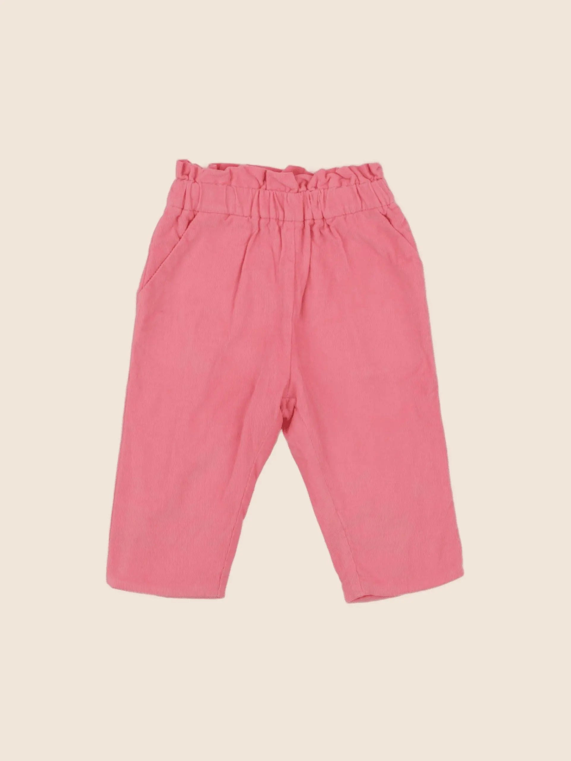 Jacadi - pantalon doublé rose - 6 mois