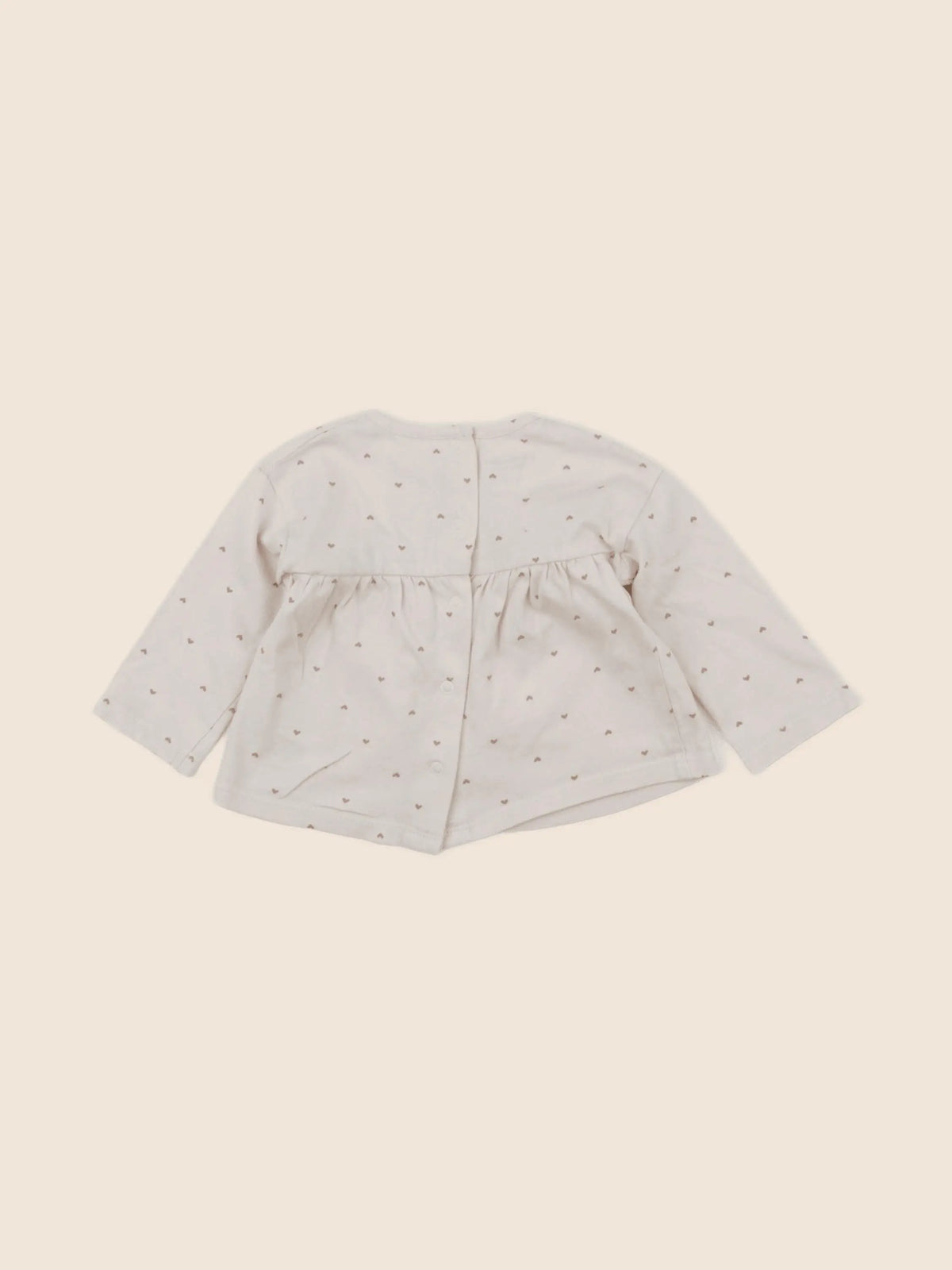 Vertbaudet - tee-shirt beige - 3 mois