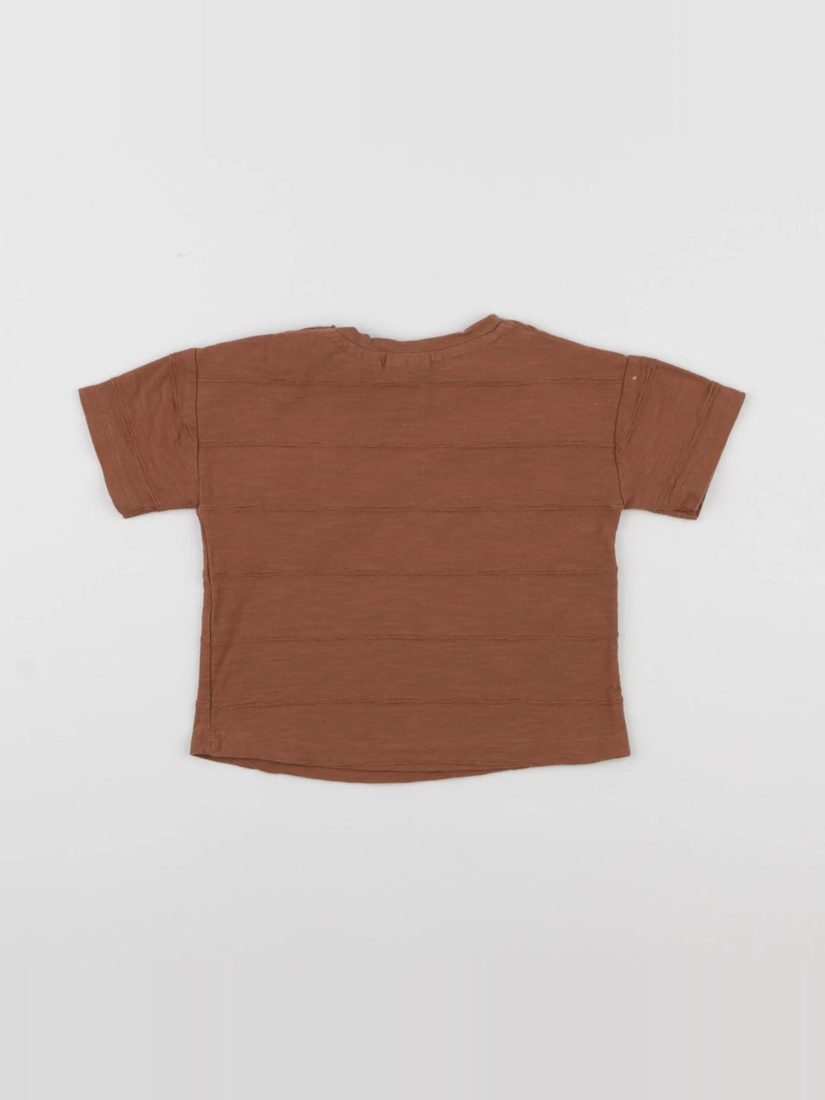 Zara - tee-shirt marron - 3/6 mois