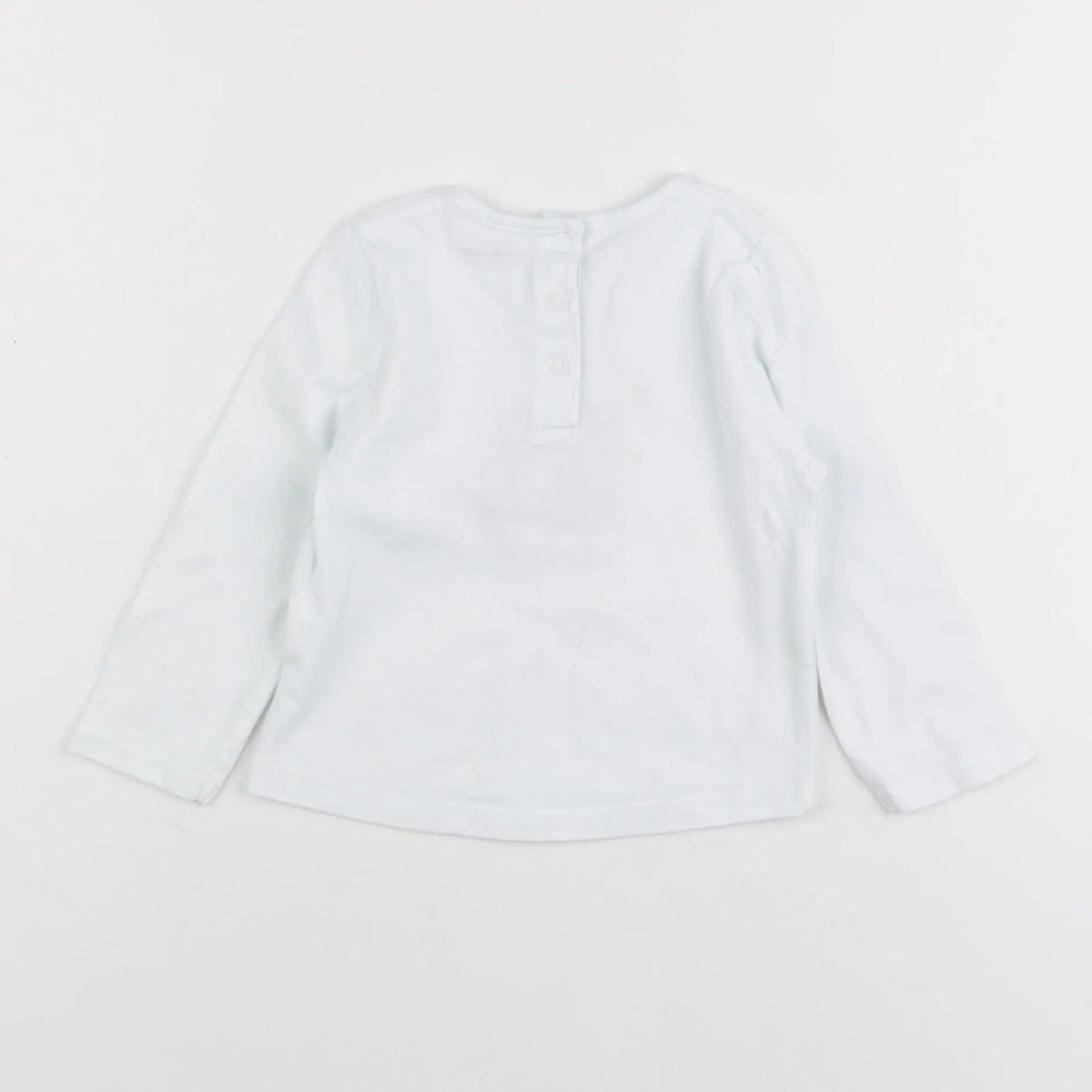 Vertbaudet - tee-shirt blanc - 12 mois