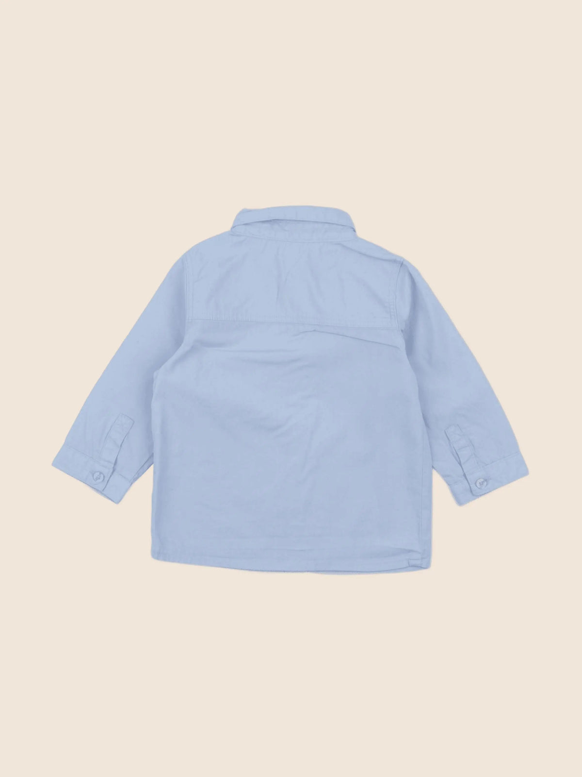Vertbaudet - chemise bleu - 12 mois