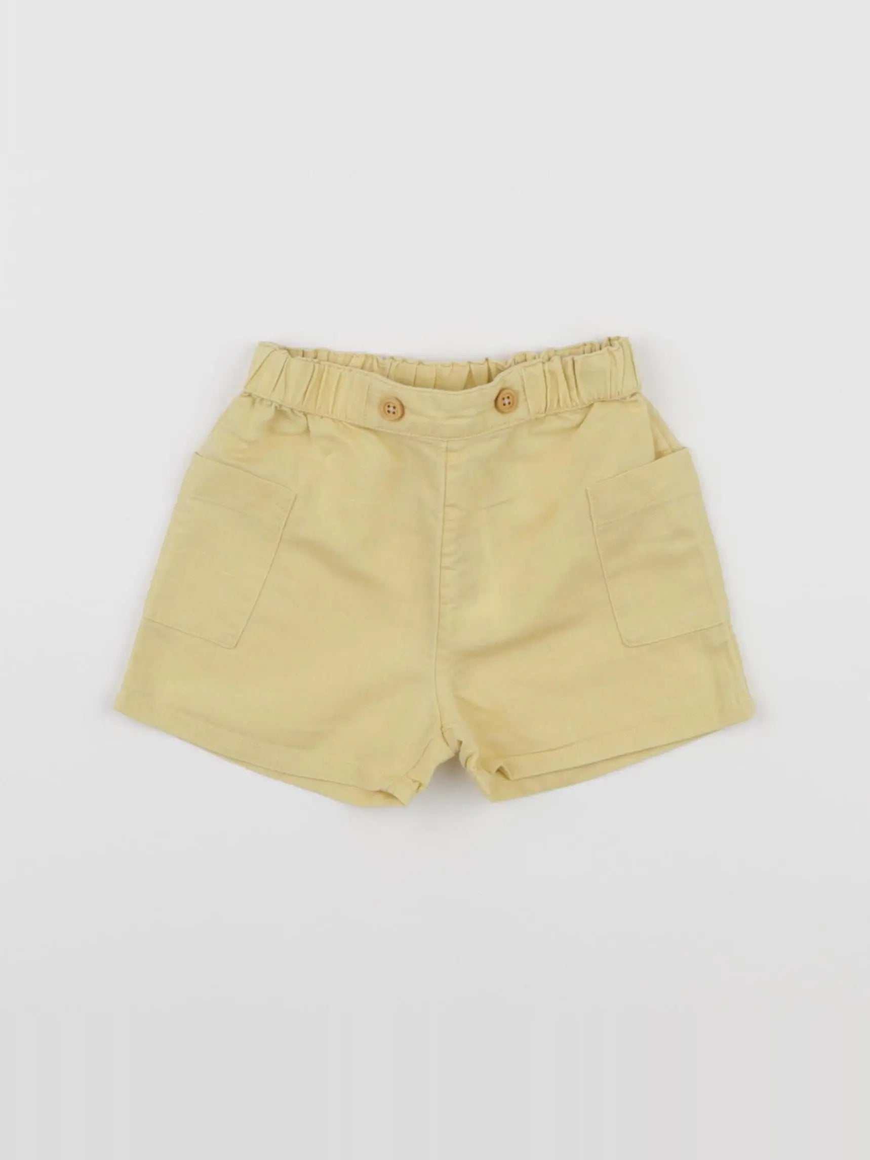 Cyrillus - short jaune - 12 mois