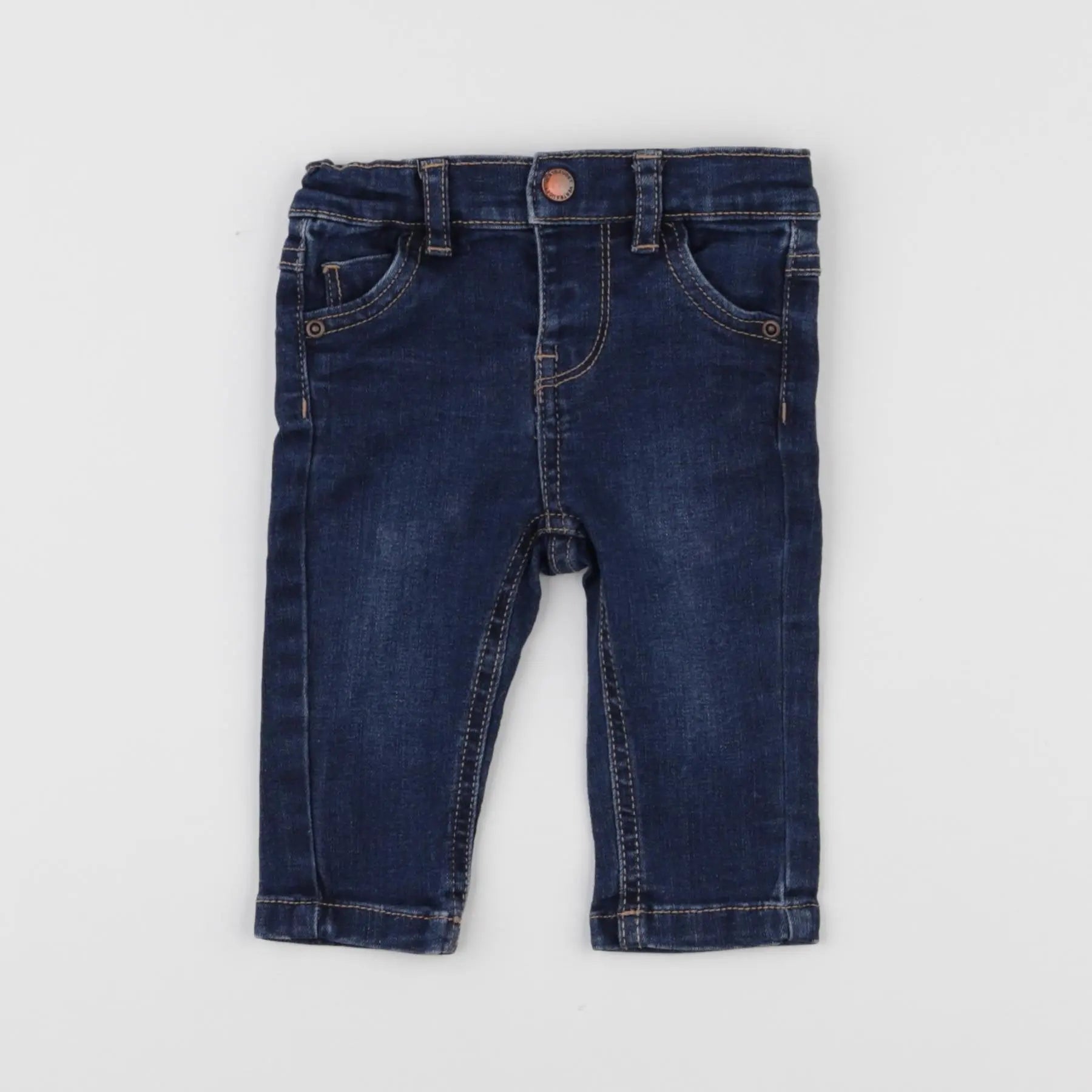 Vertbaudet - jean bleu - 3 mois