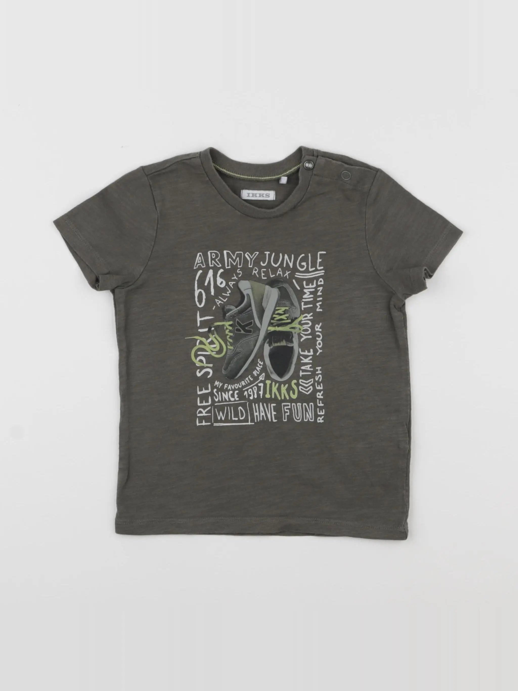 IKKS - tee-shirt vert - 18 mois