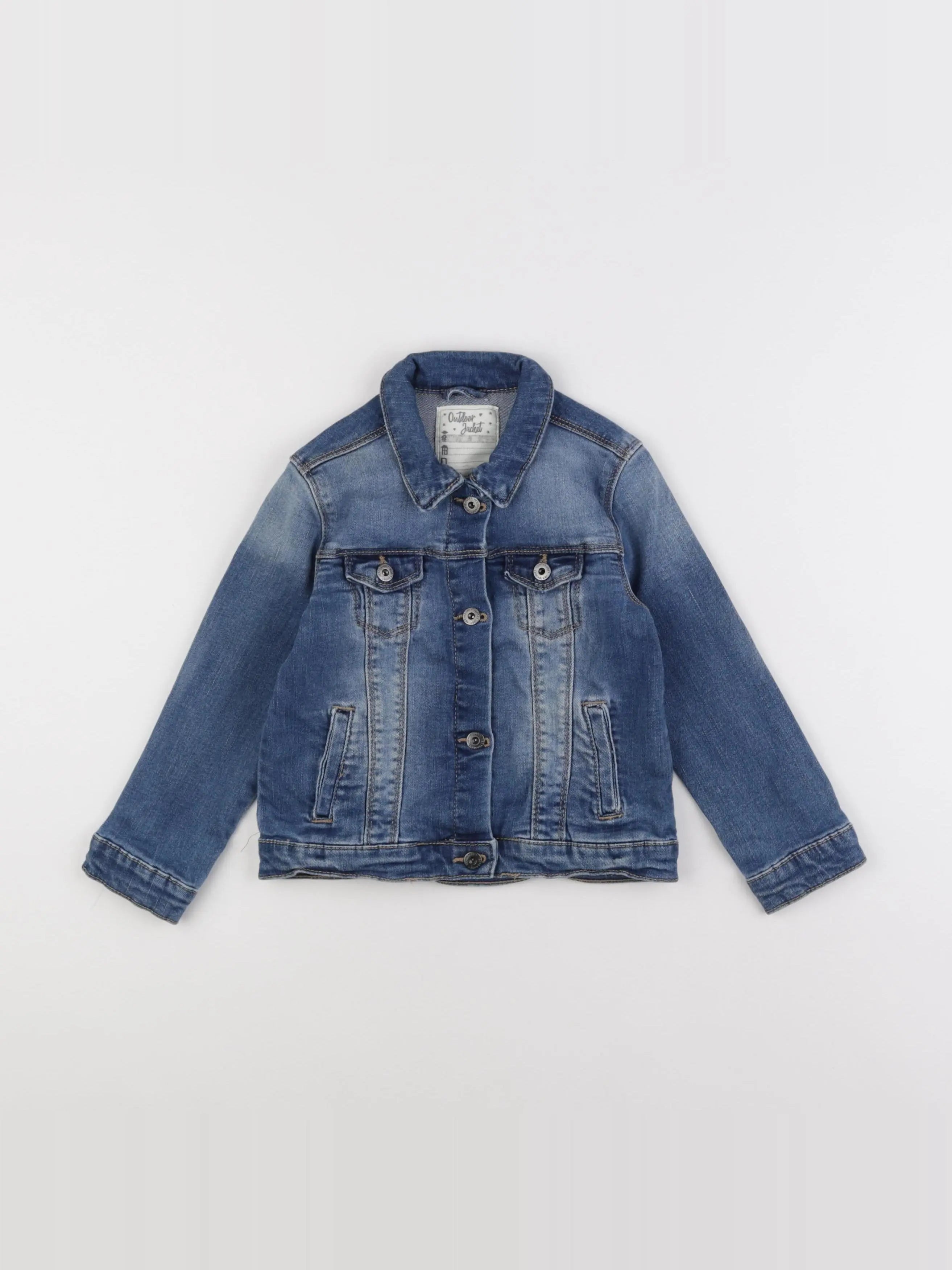 Vertbaudet - veste bleu - 4 ans
