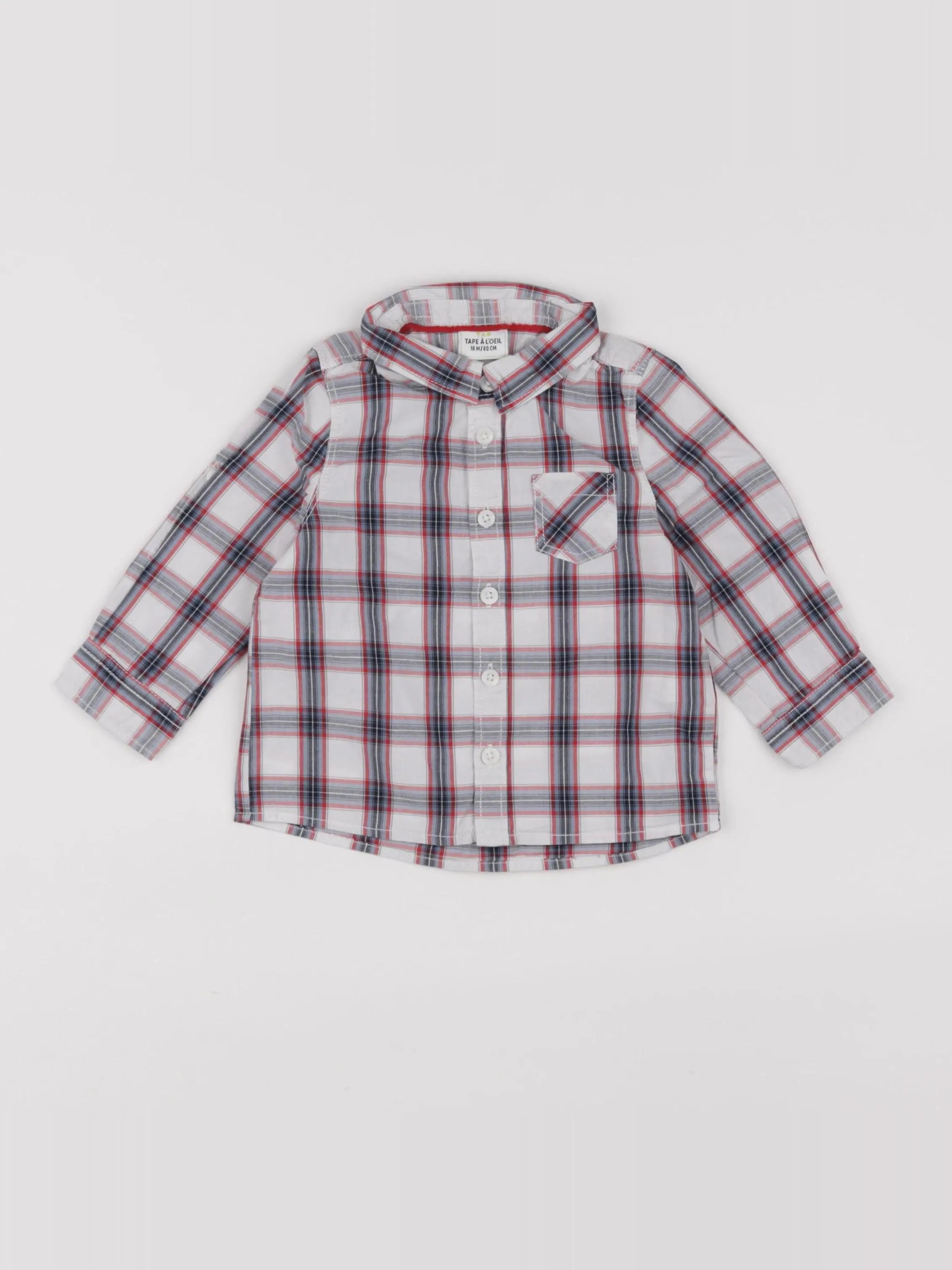 Tape à l'oeil - chemise multicolore - 18 mois
