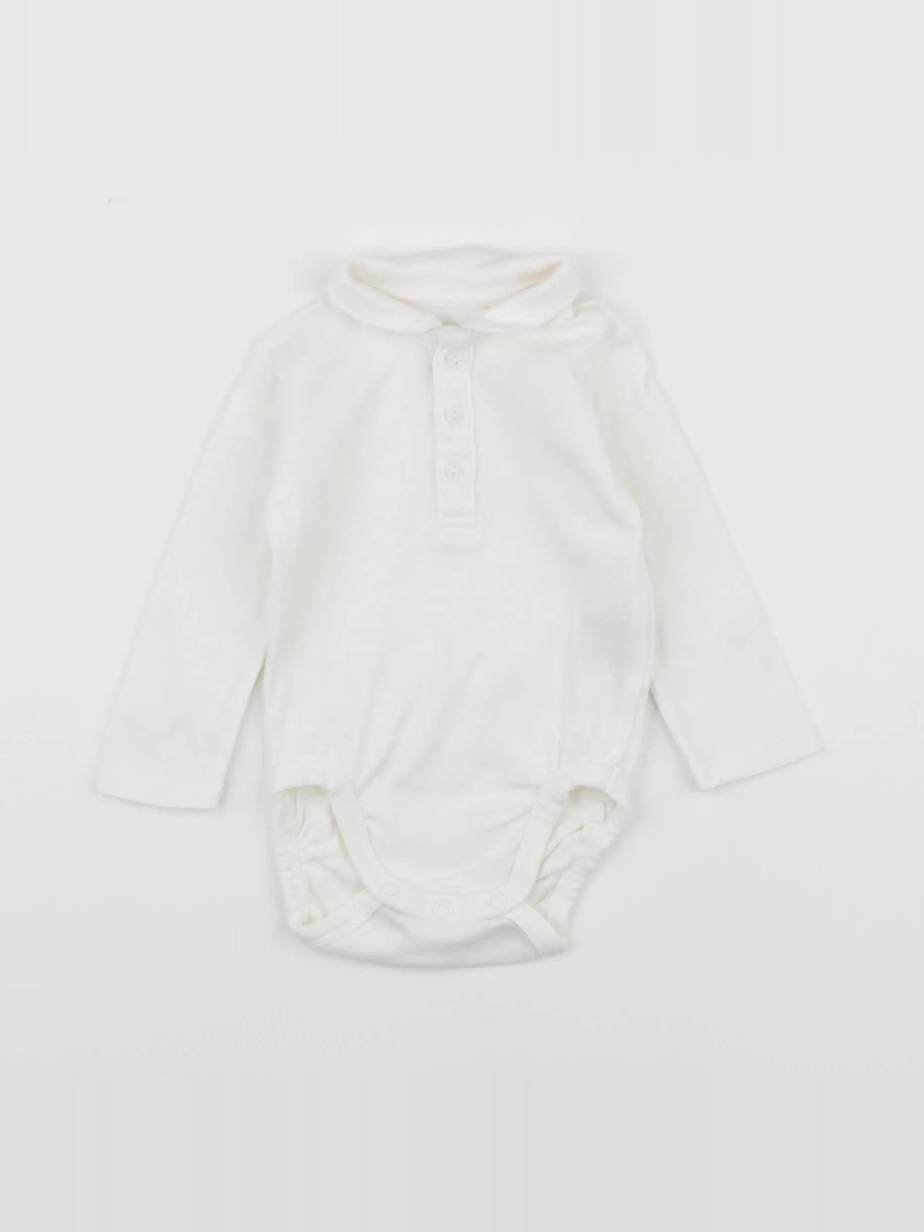H&M - body à col blanc - 3 mois