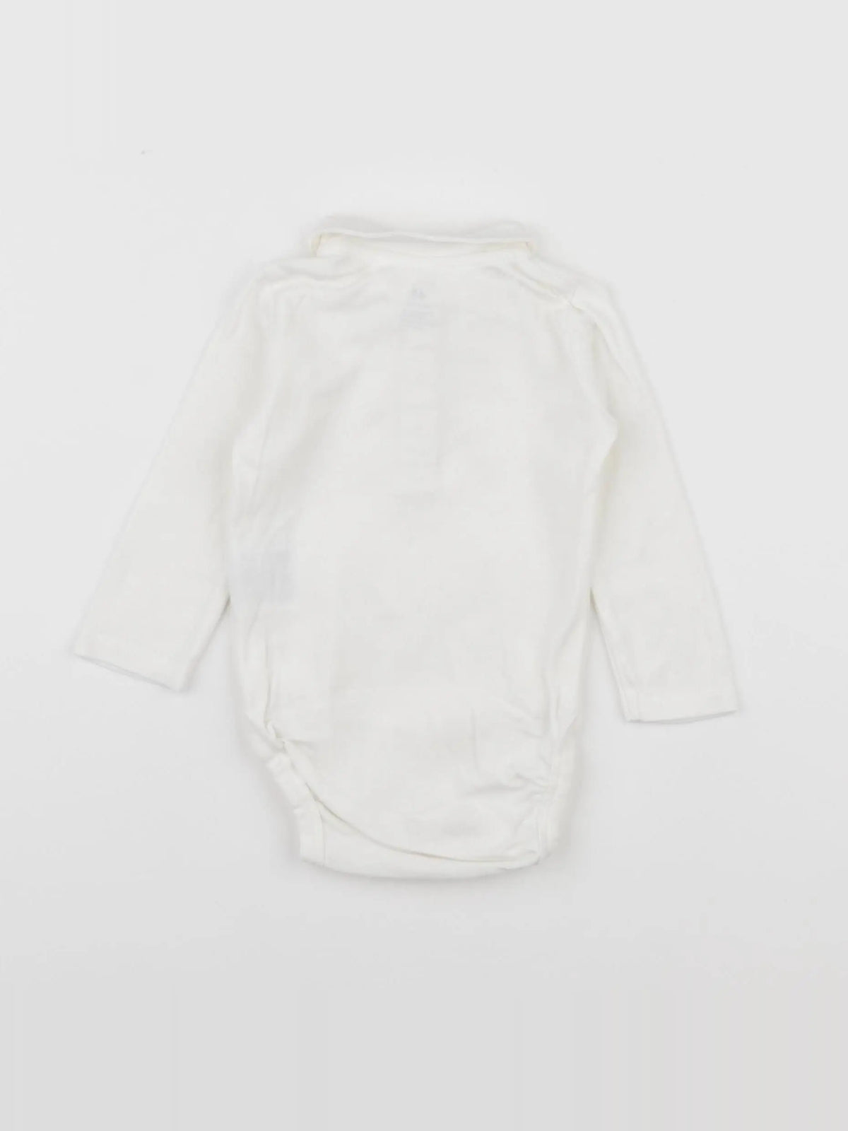 H&M - body à col blanc - 3 mois