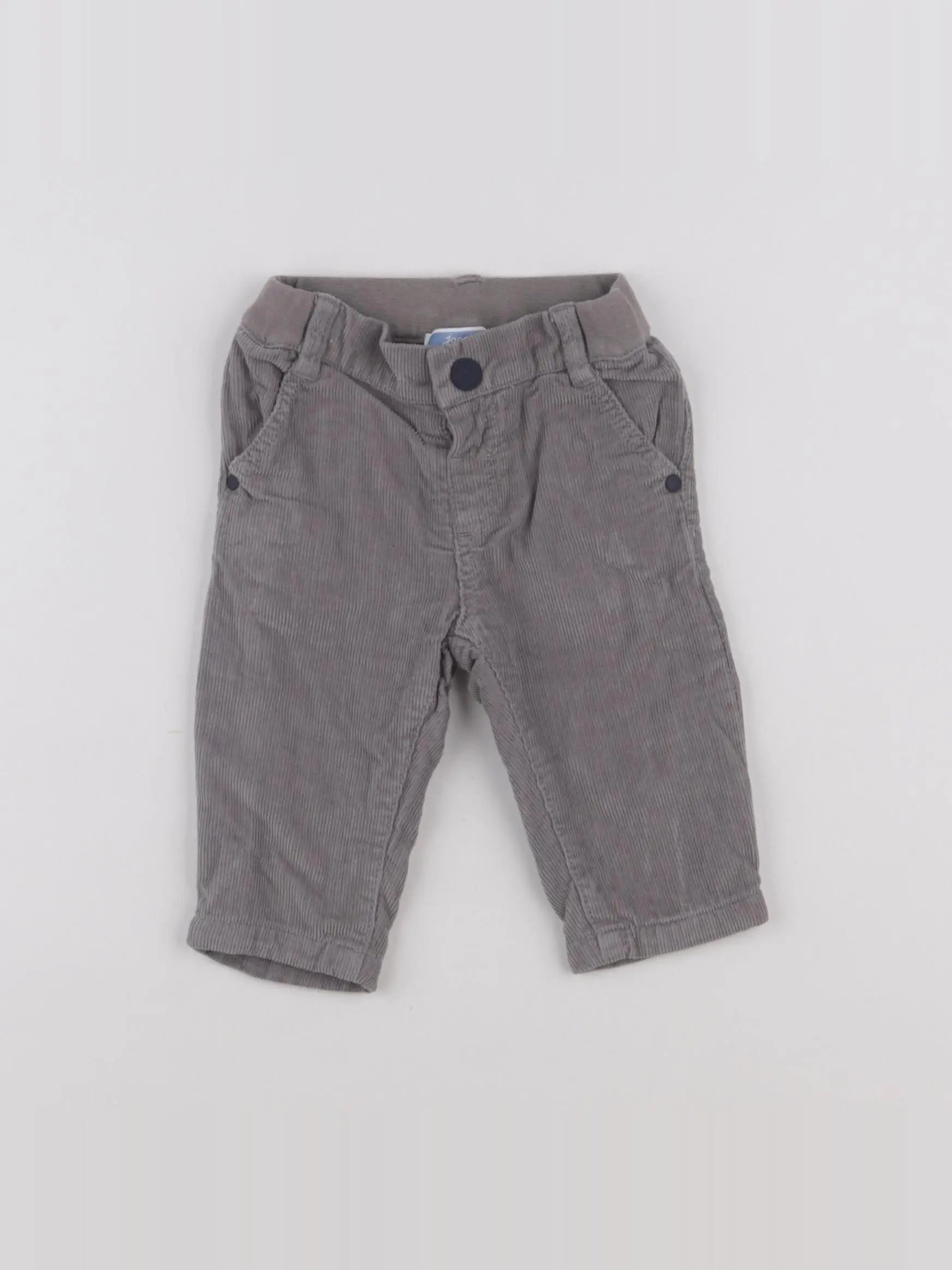Jacadi - pantalon doublé gris - 6 mois