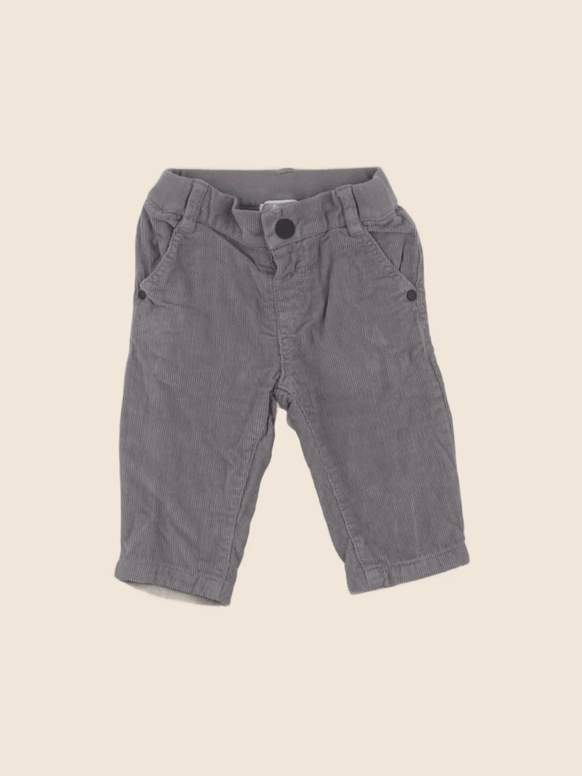 Jacadi - pantalon doublé gris - 6 mois