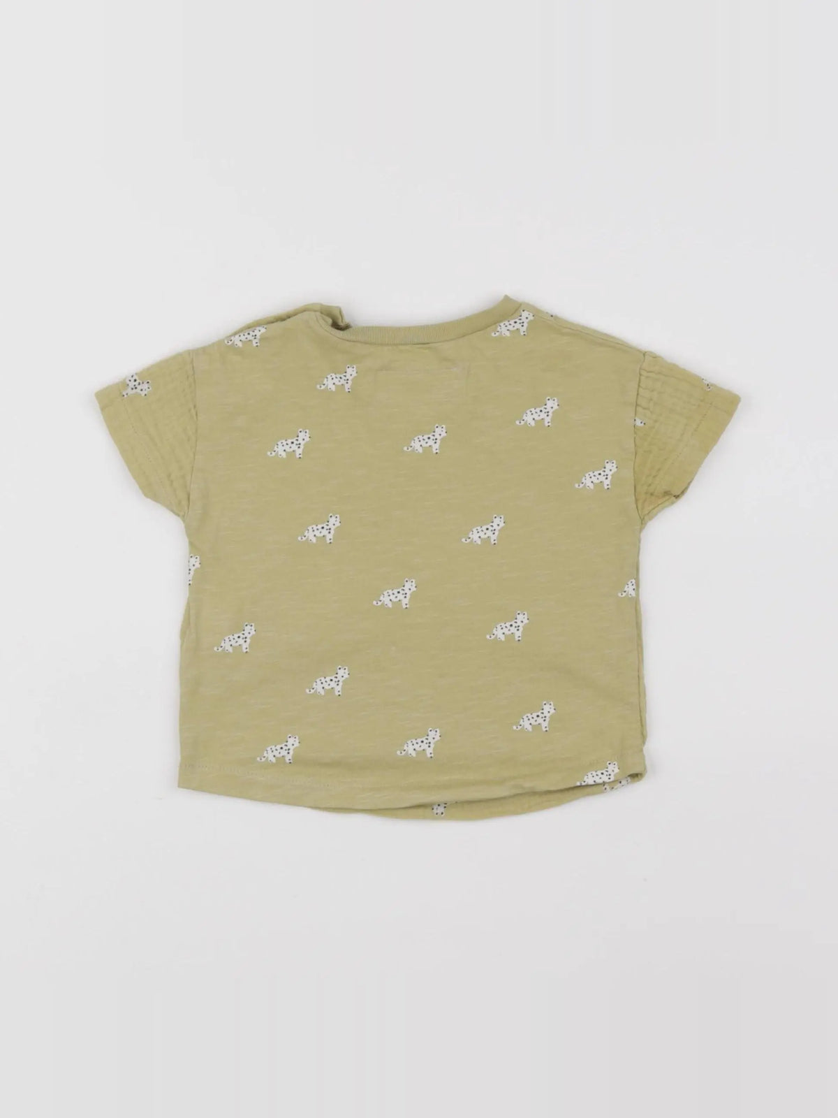 Zara - tee-shirt jaune - 3/6 mois
