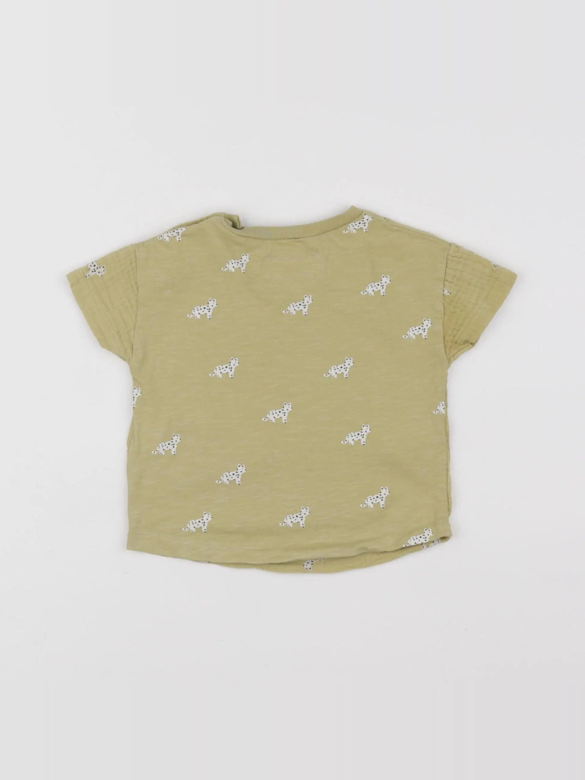 Zara - tee-shirt jaune - 3/6 mois