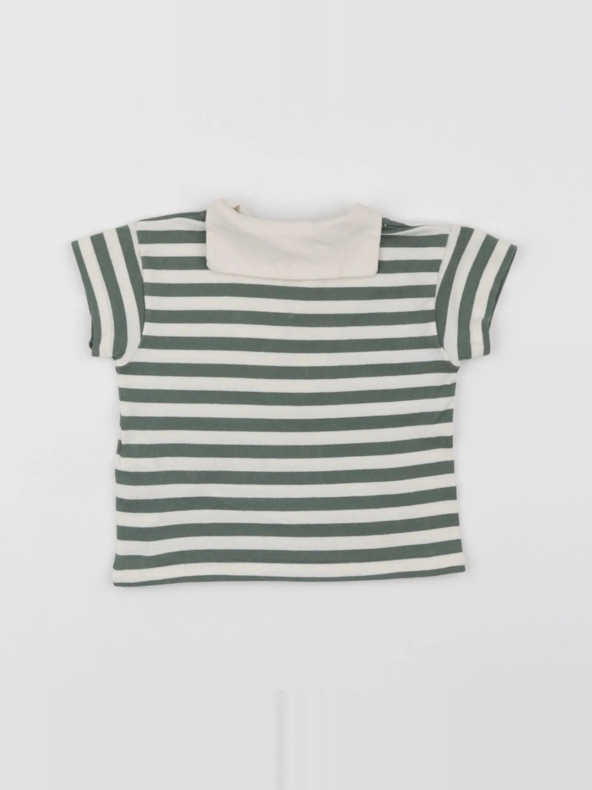Petit Bateau - tee-shirt vert - 6 mois