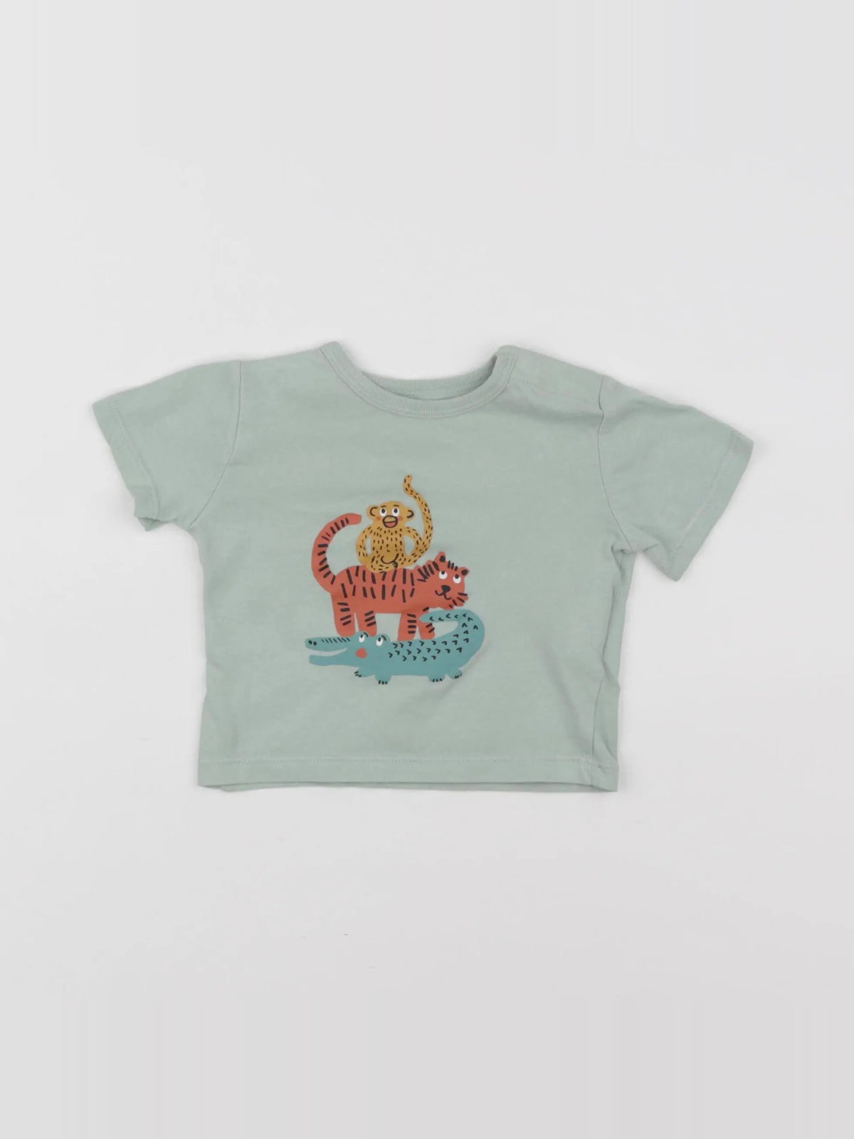 Boutchou - tee-shirt vert - 6 mois