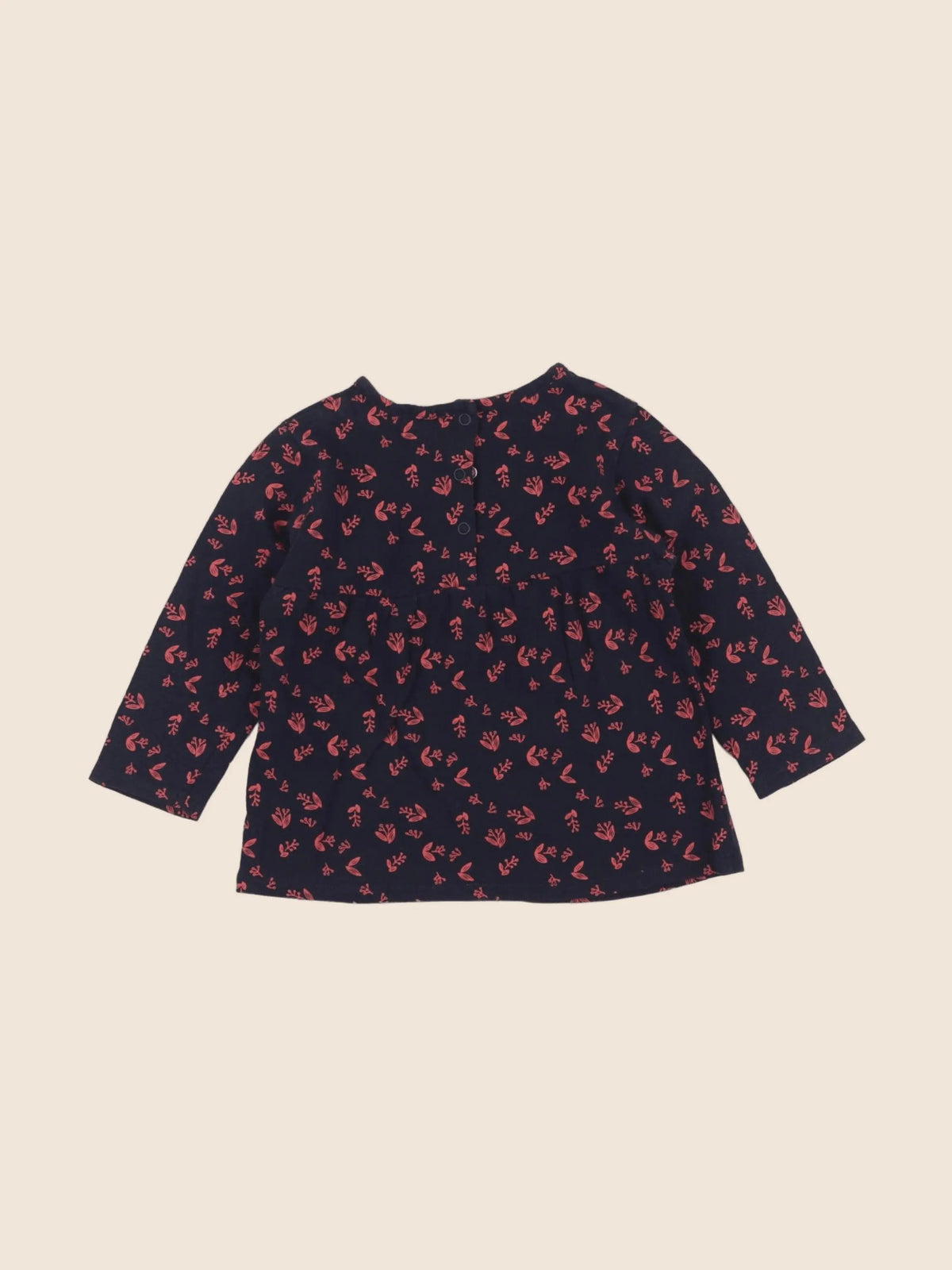 Vertbaudet - tee-shirt bleu - 12 mois