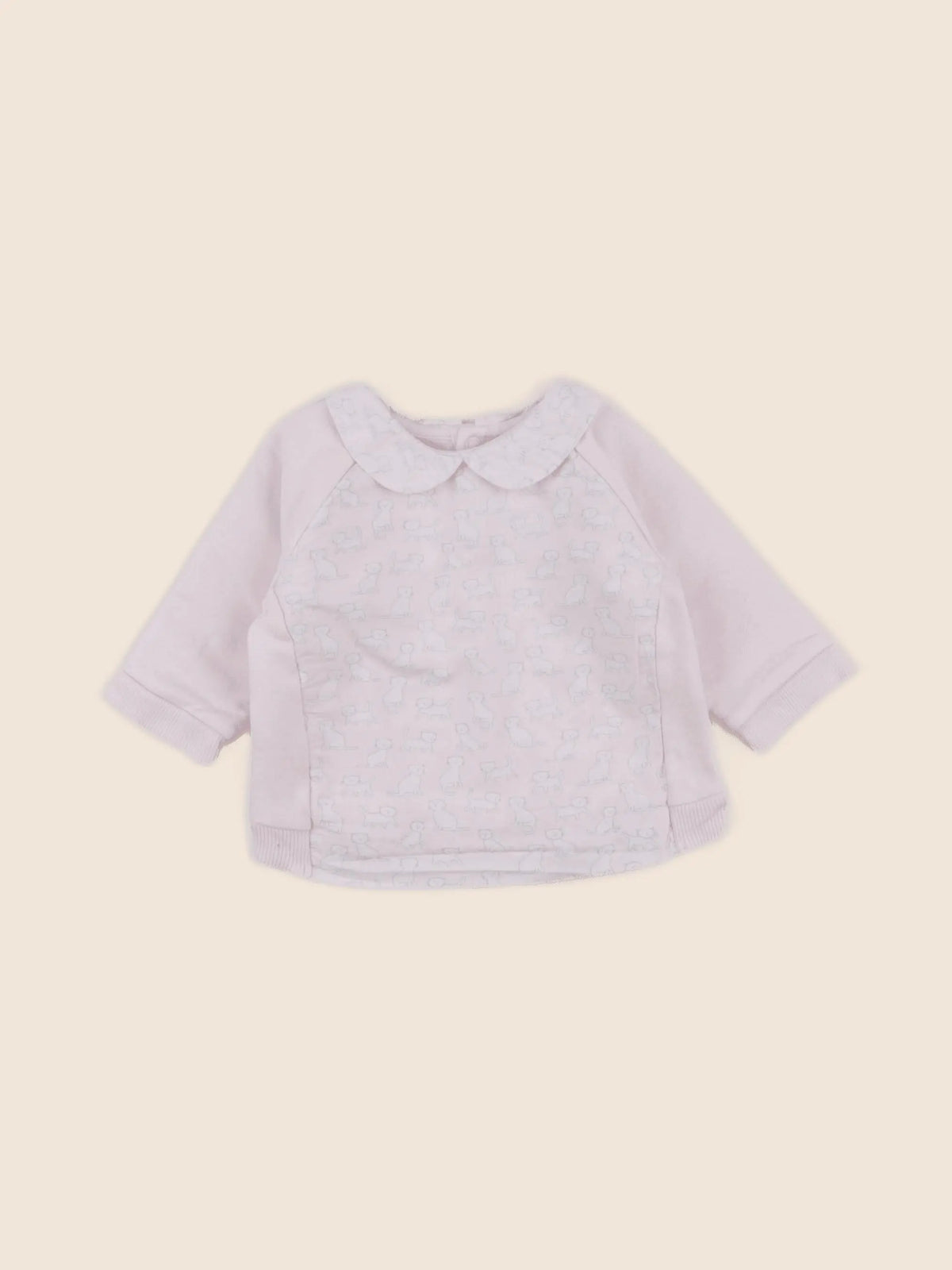 Jacadi - sweat rose - 6 mois