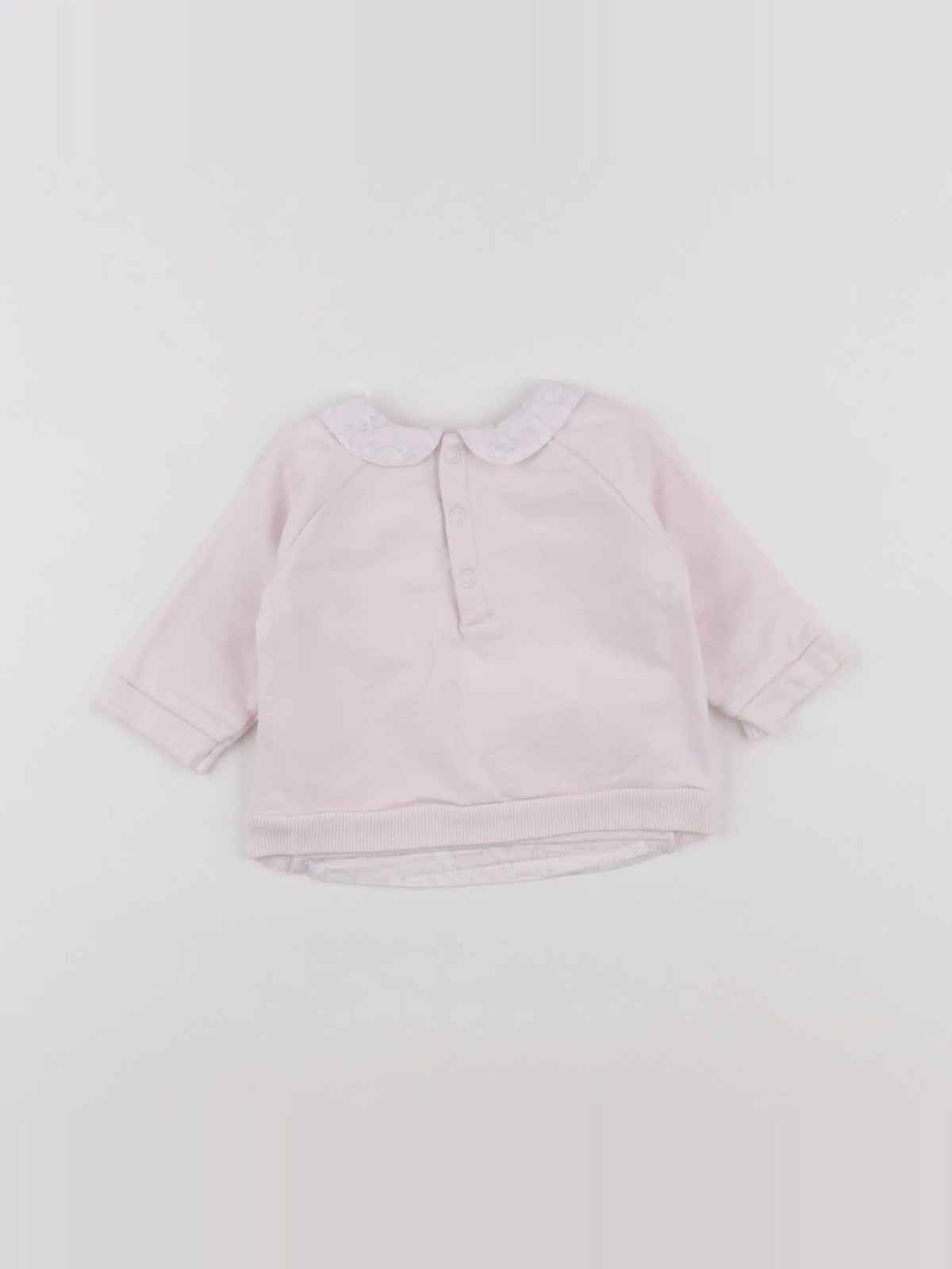 Jacadi - sweat rose - 6 mois