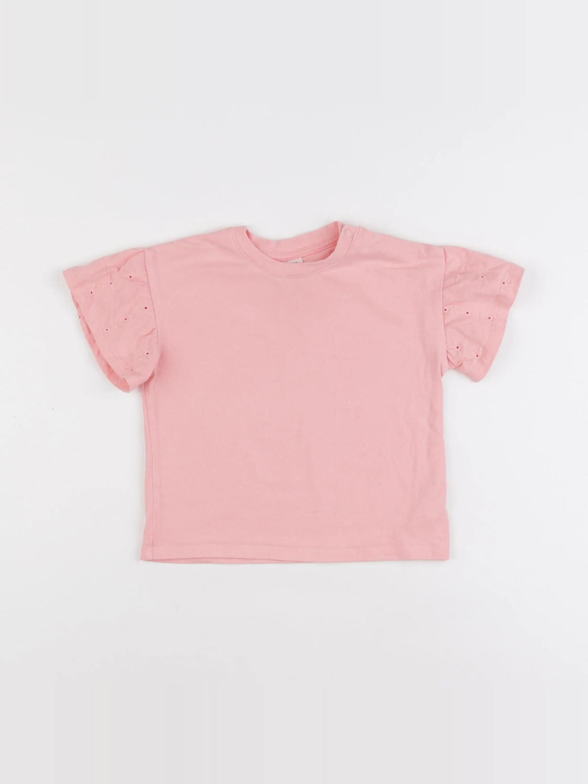 H&M - tee-shirt rose - 12/18 mois