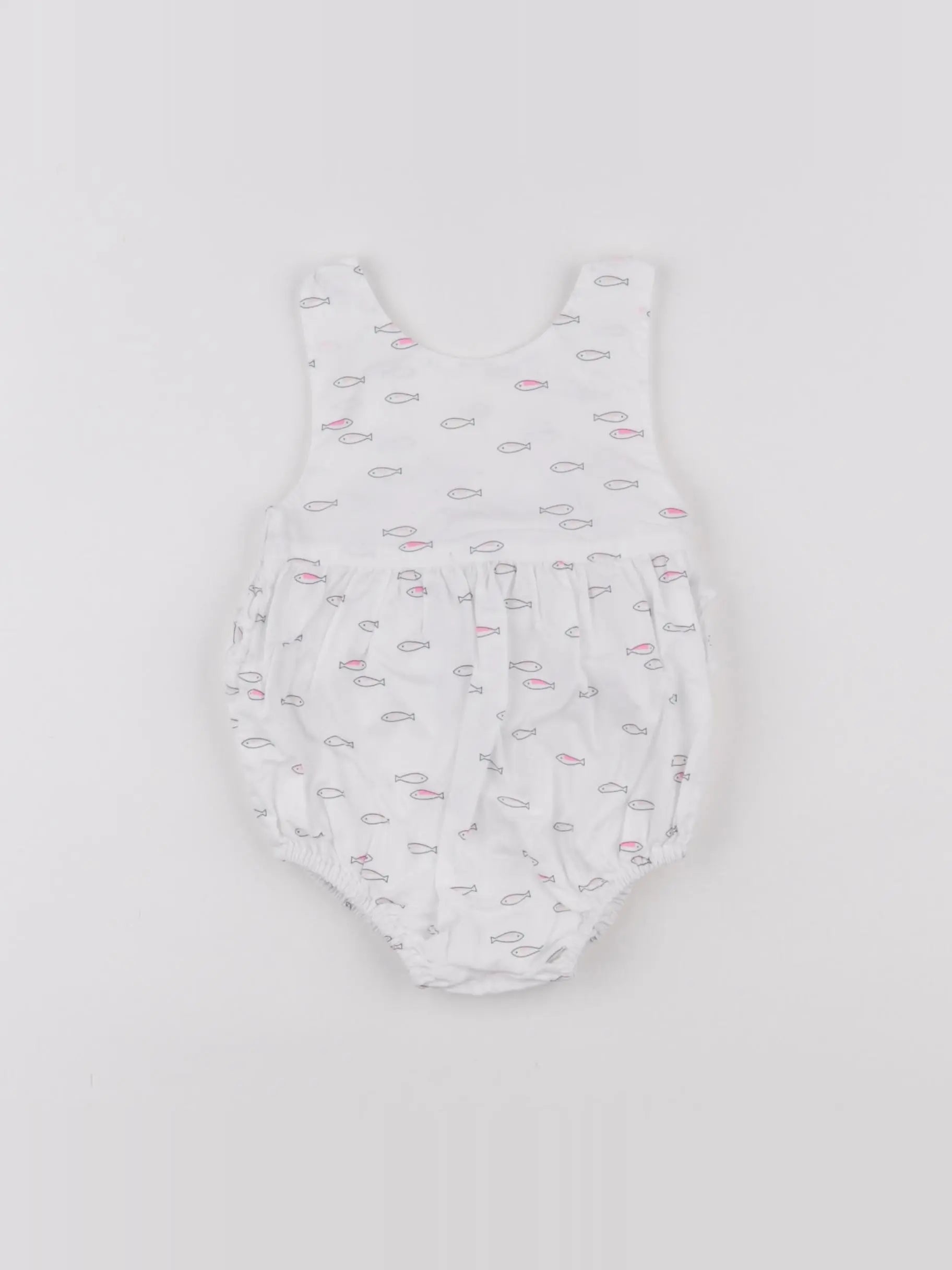 Jacadi - combinaison blanc - 6 mois