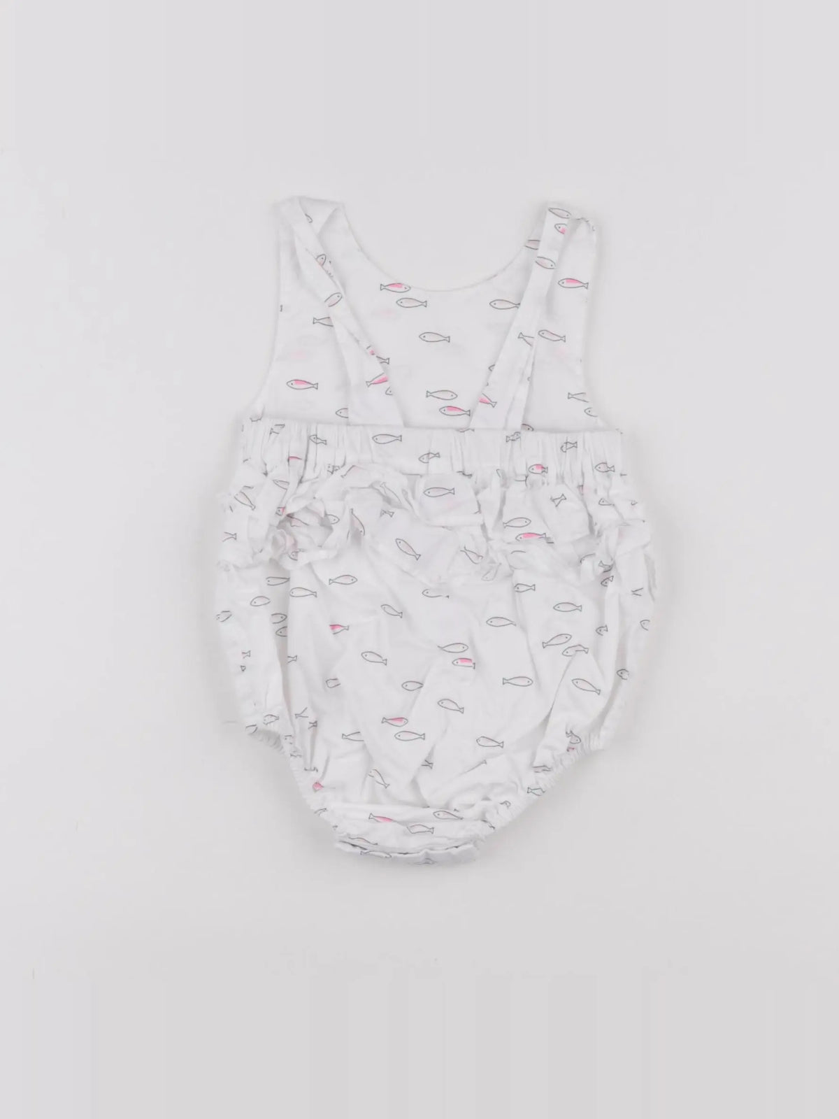 Jacadi - combinaison blanc - 6 mois