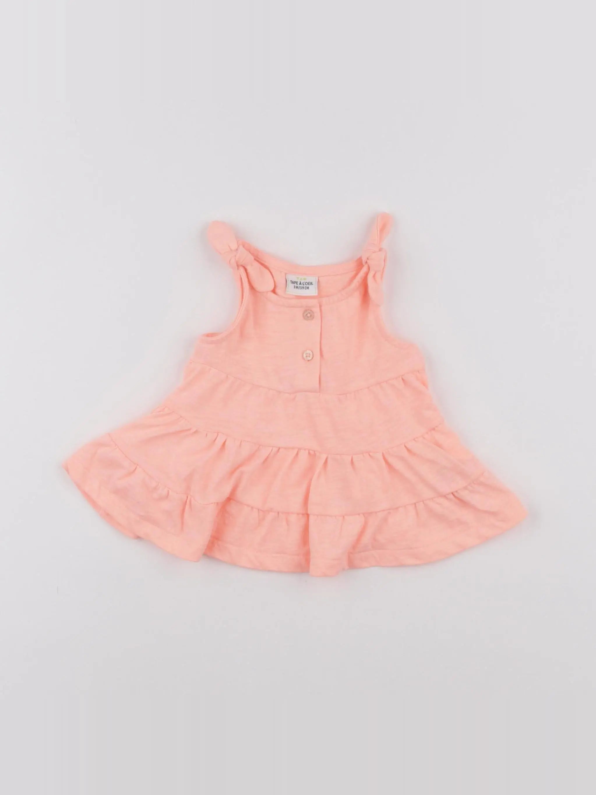 Tape à l'oeil - robe rose - 3 mois