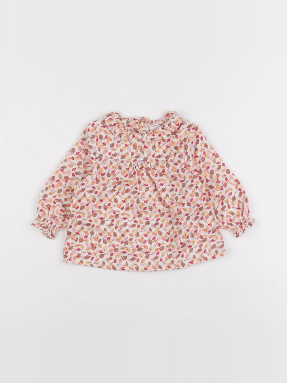 Cadet Rousselle - blouse rose, orange - 6 mois