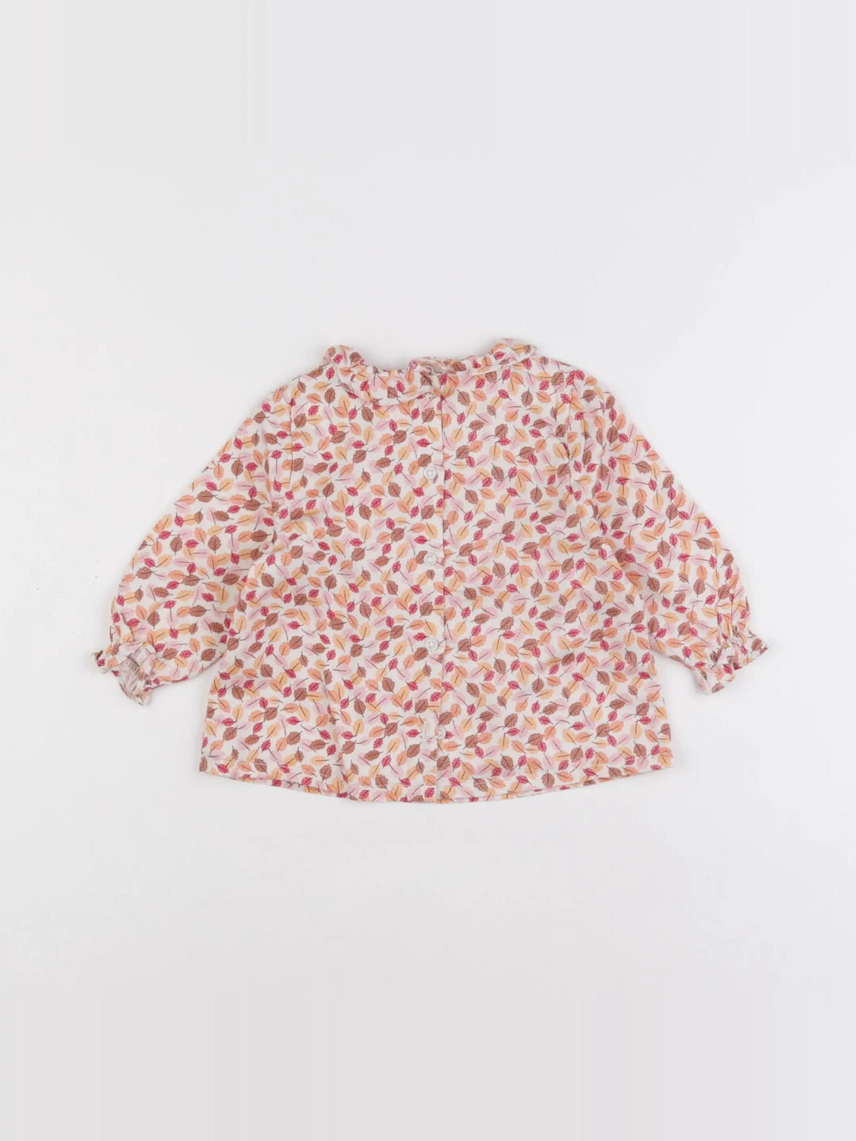 Cadet Rousselle - blouse rose, orange - 6 mois