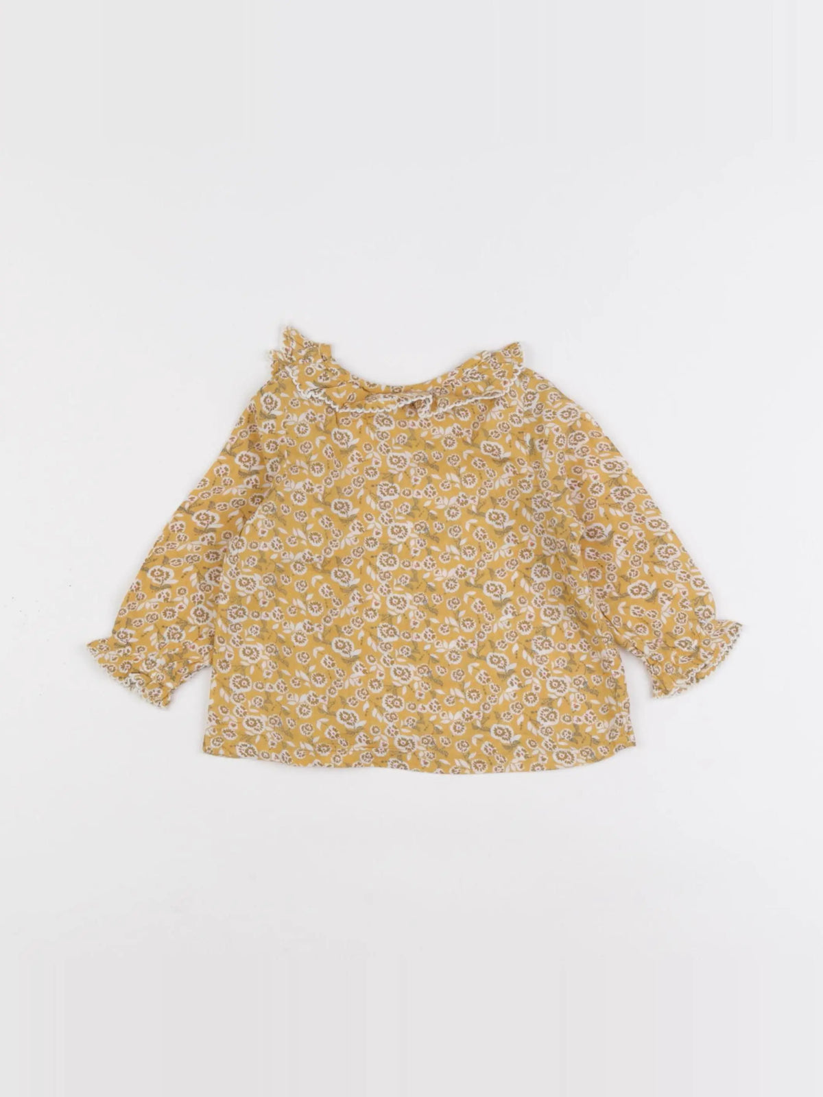 Boutchou - blouse jaune - 6 mois