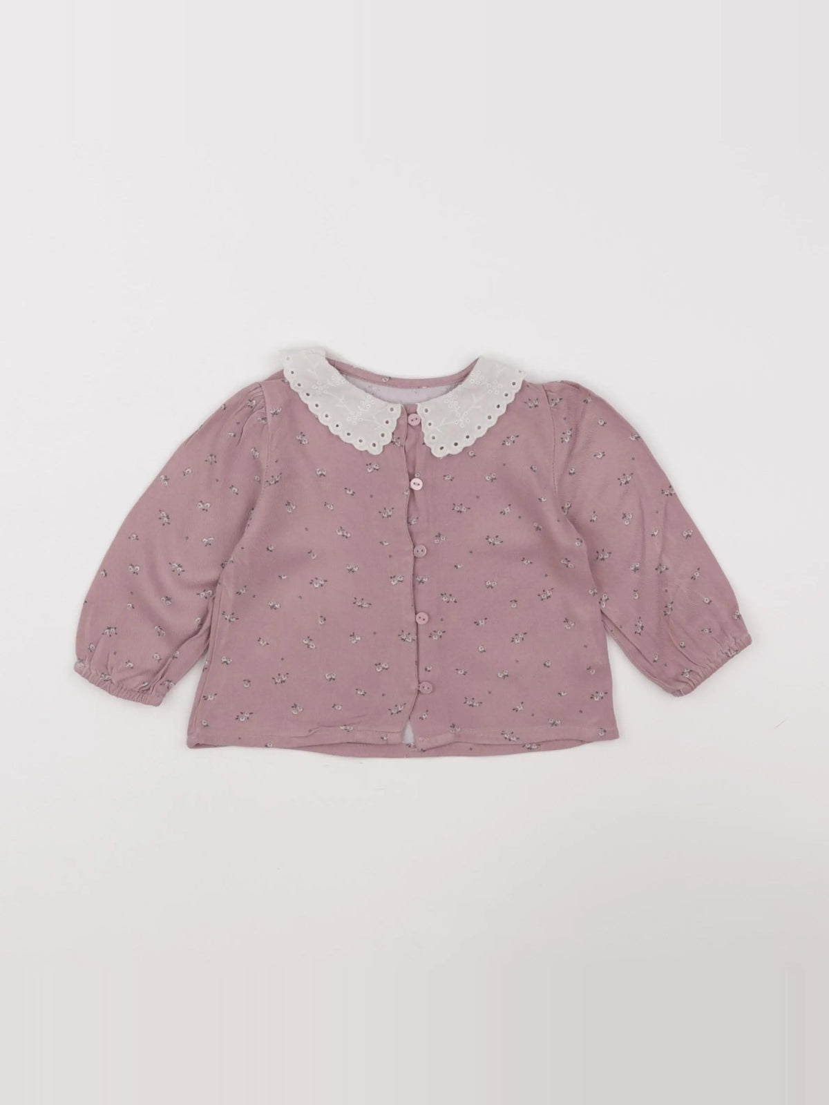 Vertbaudet - blouse rose - 6 mois