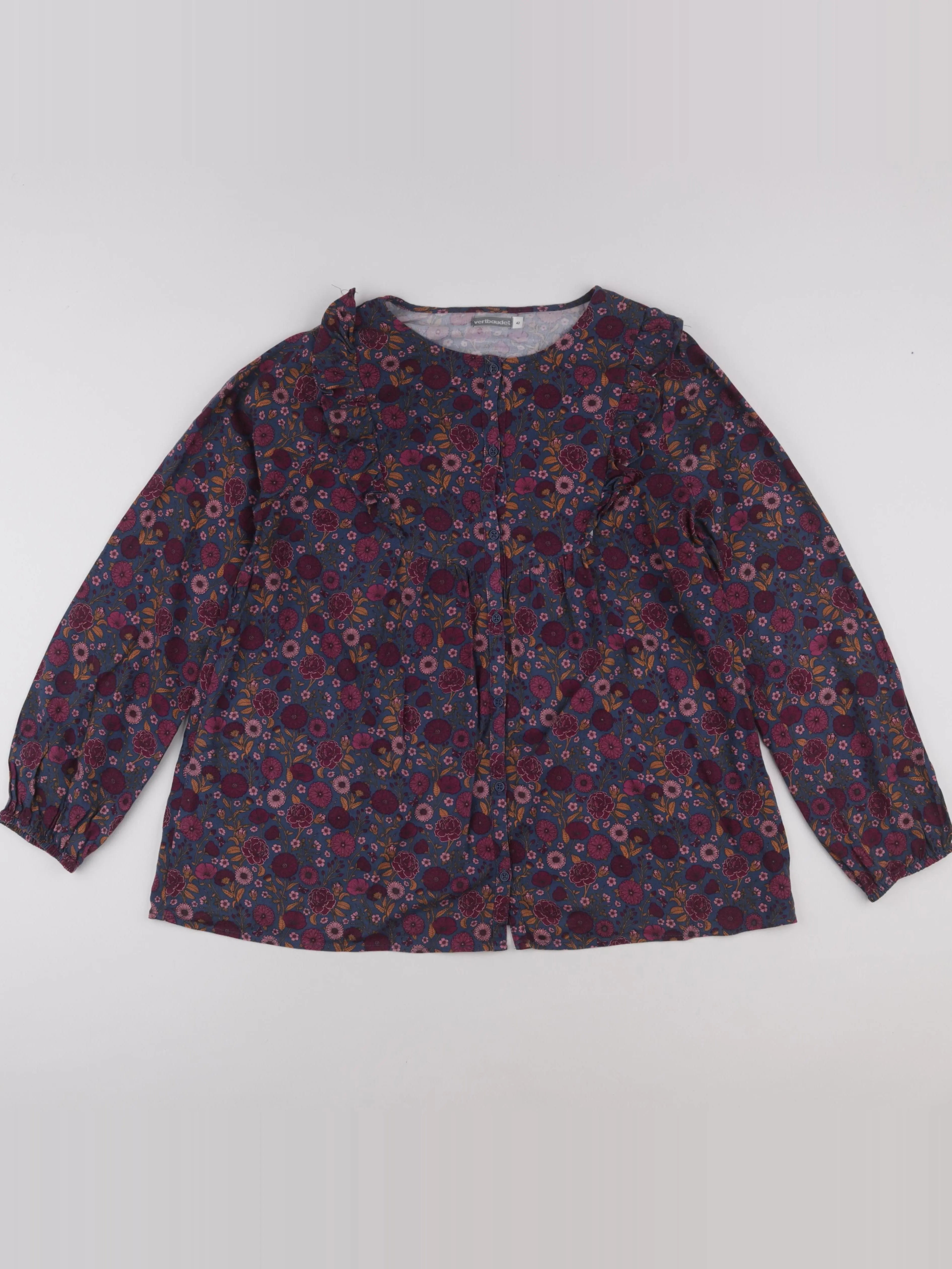 Vertbaudet - blouse grossesse bleu - 42