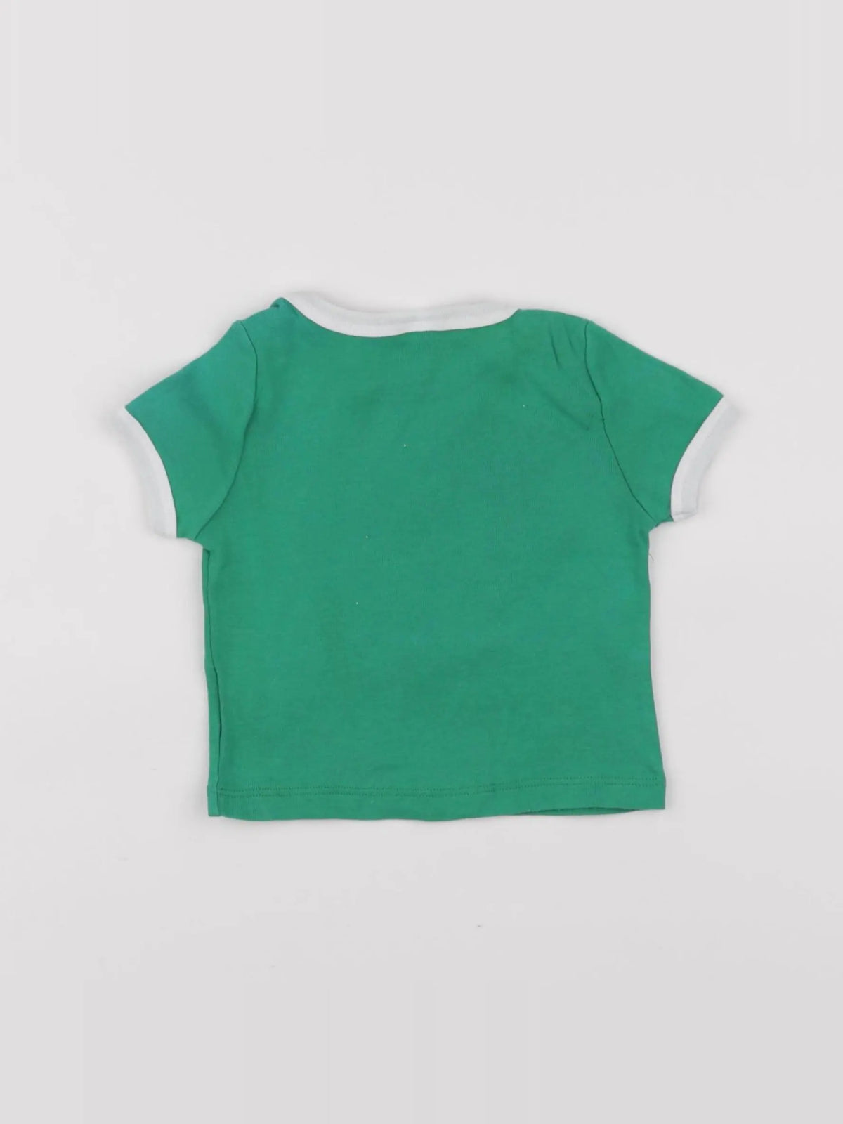 Petit Bateau - tee-shirt vert - 6 mois