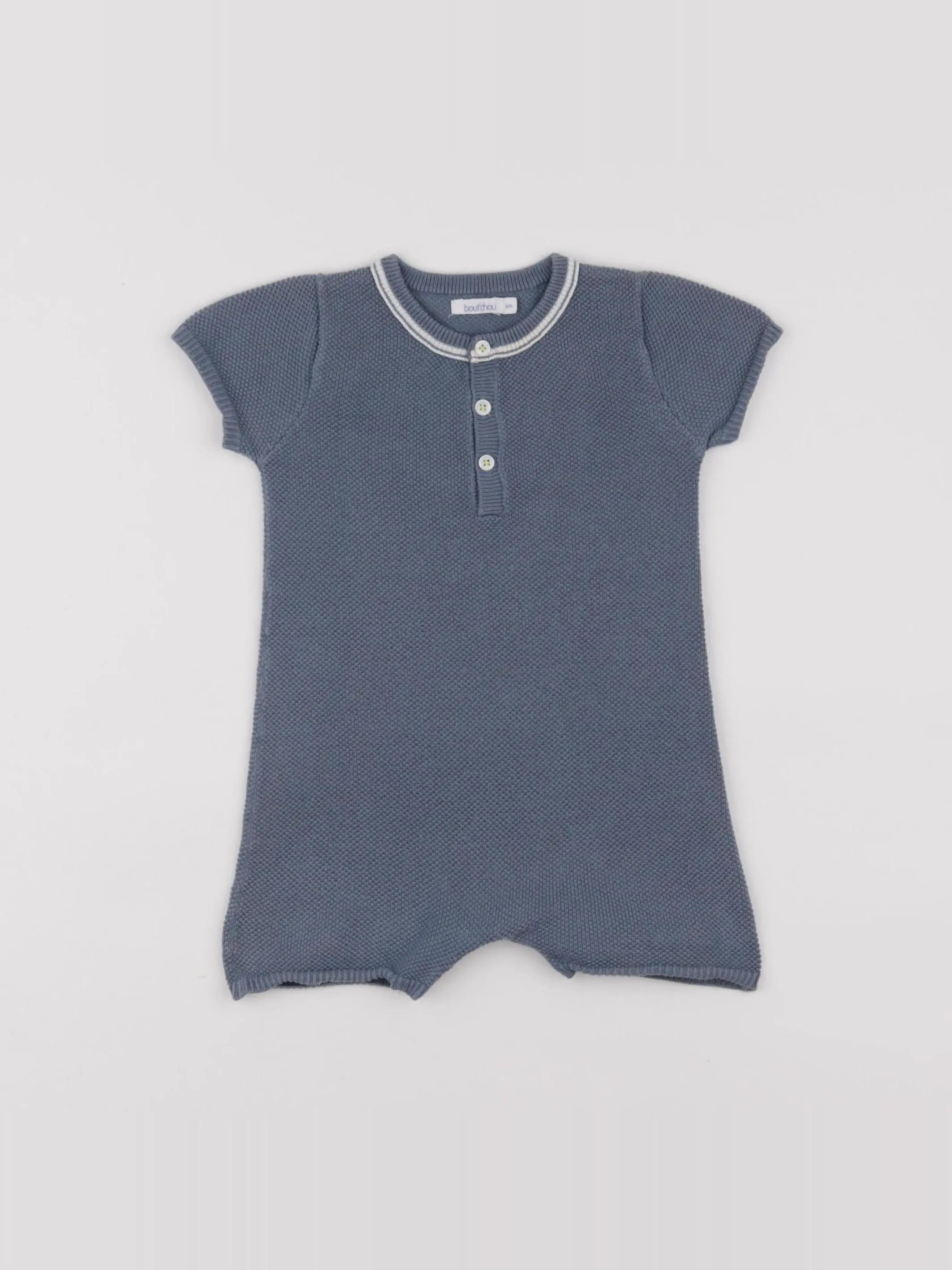 Boutchou - combinaison bleu - 6 mois
