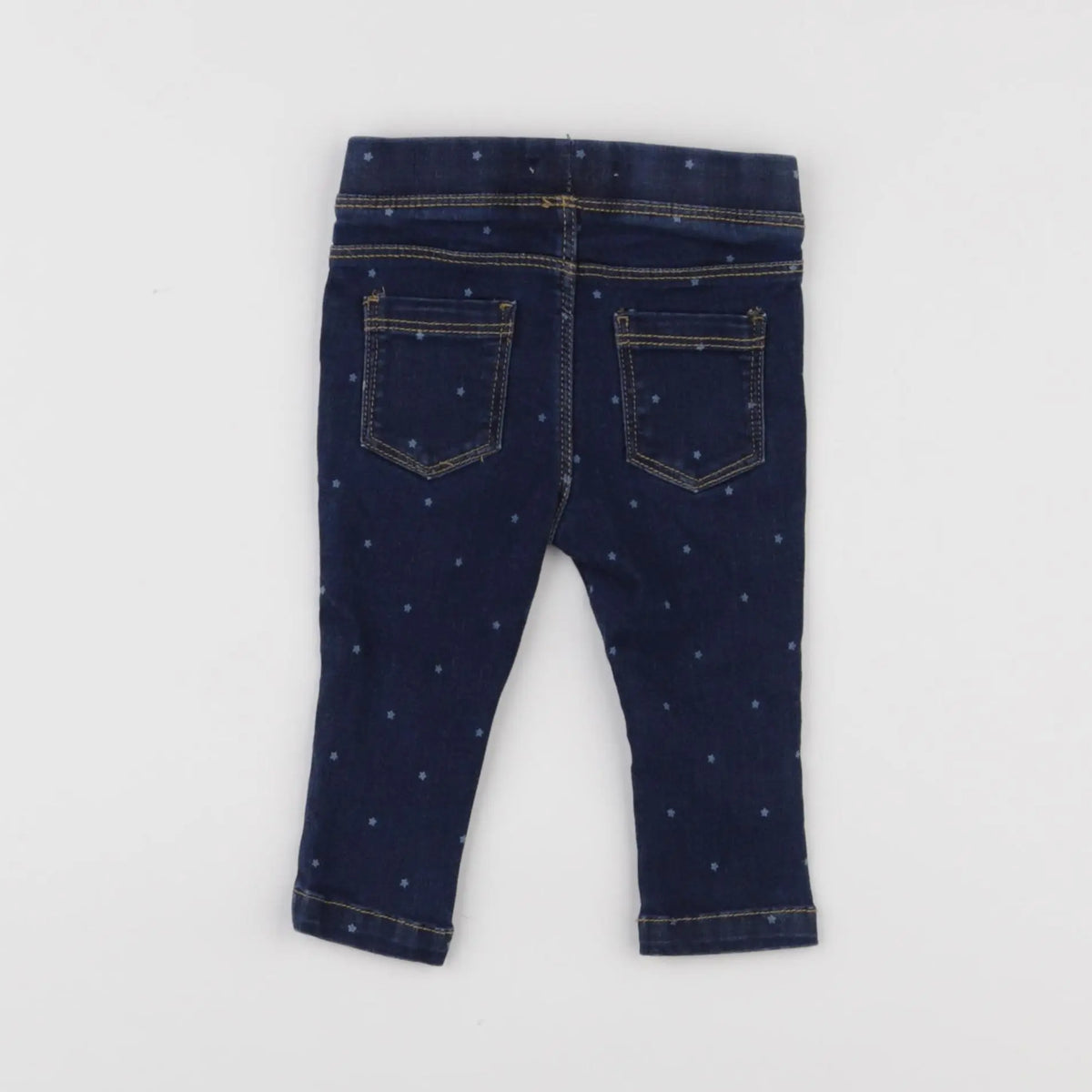Vertbaudet - jegging bleu - 6 mois